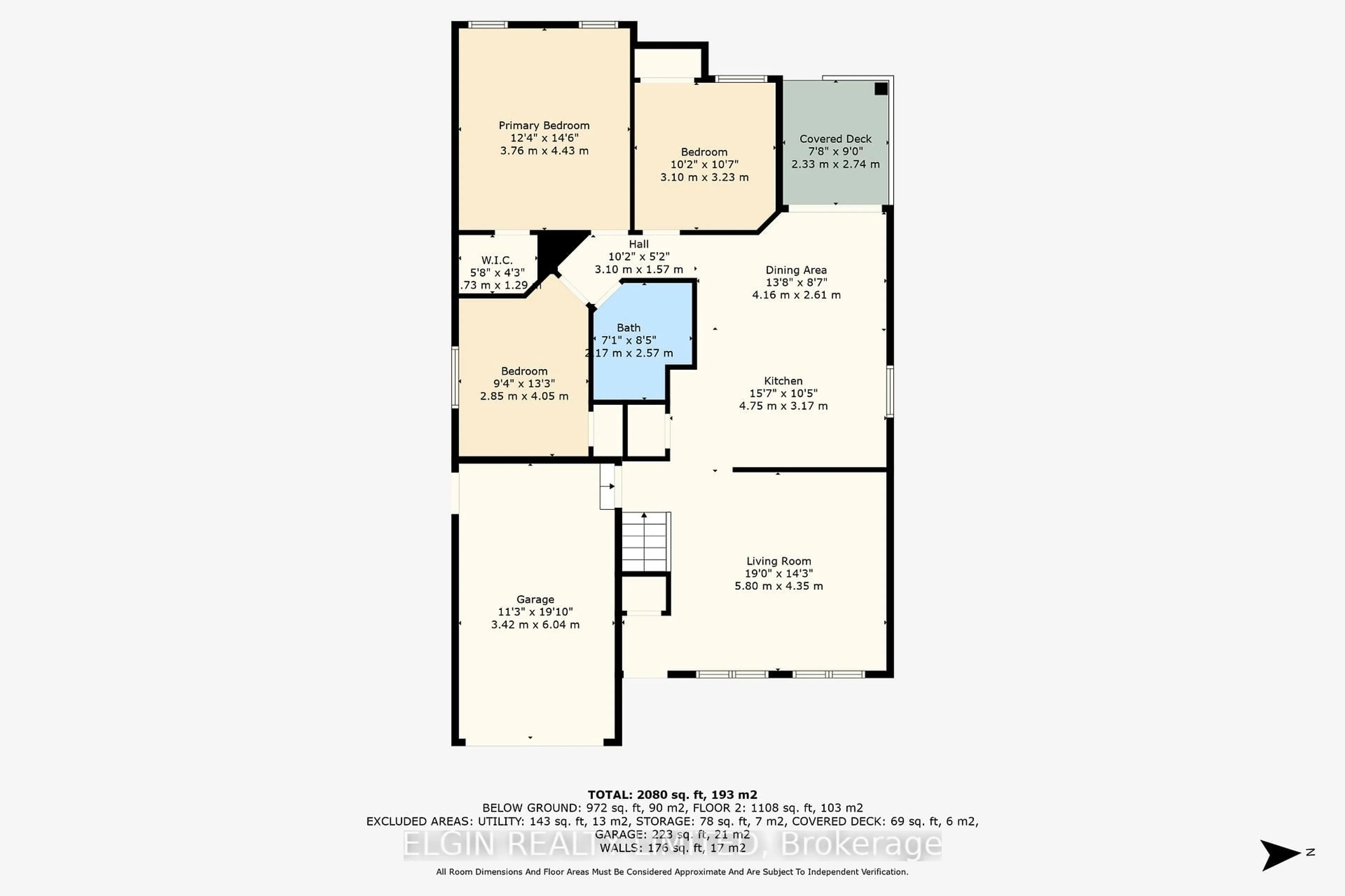 Floor plan for 18 Rosethorn Crt, St. Thomas Ontario N5R 6C7