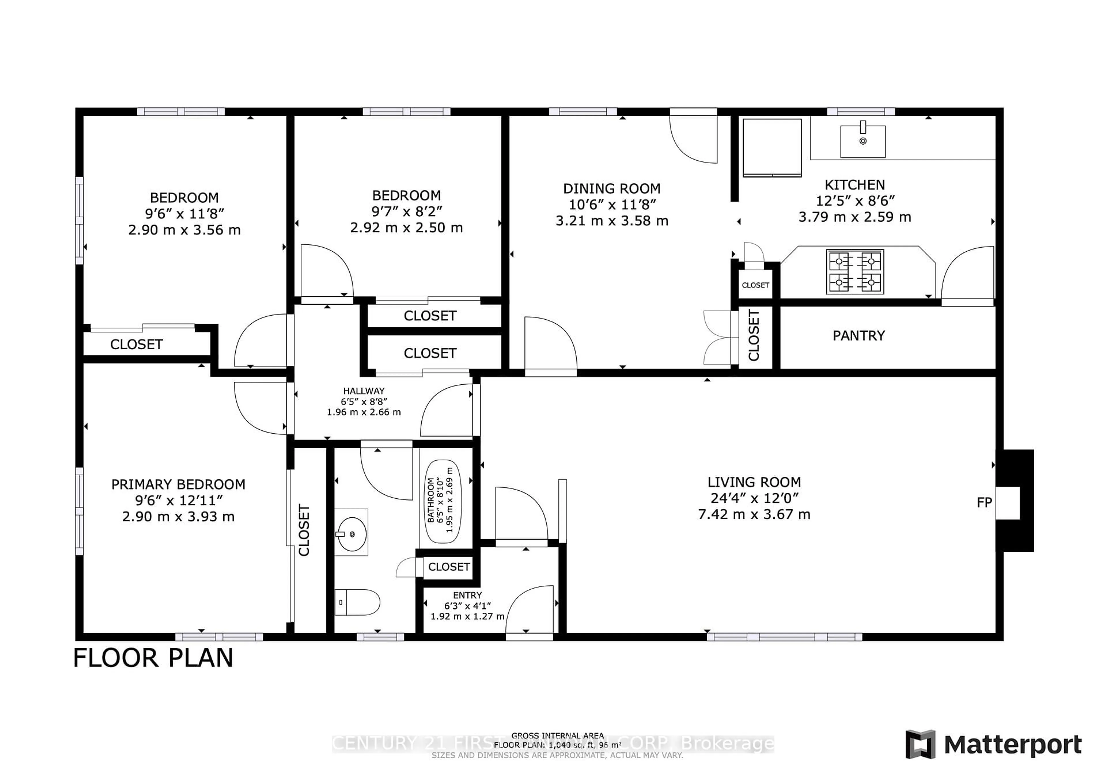 Floor plan for 330 GLENROSE Dr, London South Ontario N6K 2A8