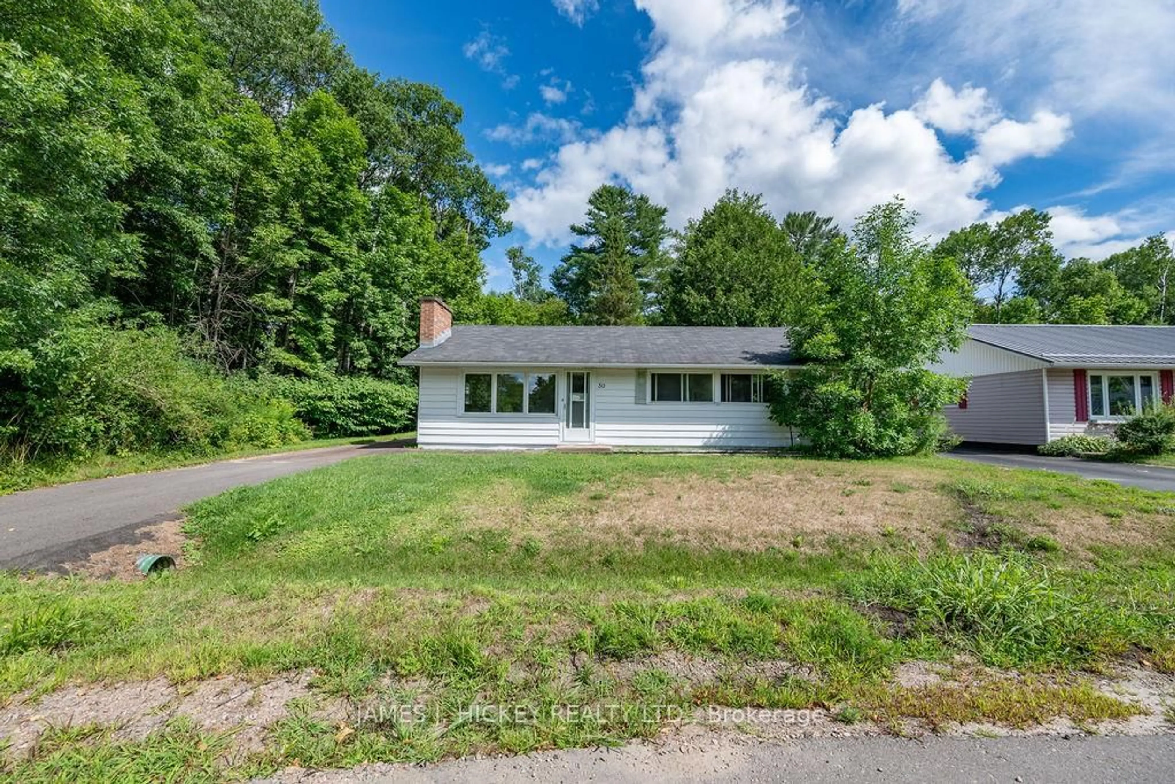 A pic from outside/outdoor area/front of a property/back of a property/a pic from drone, unknown for 30 Lasalle Dr, Deep River Ontario K0J 1P0