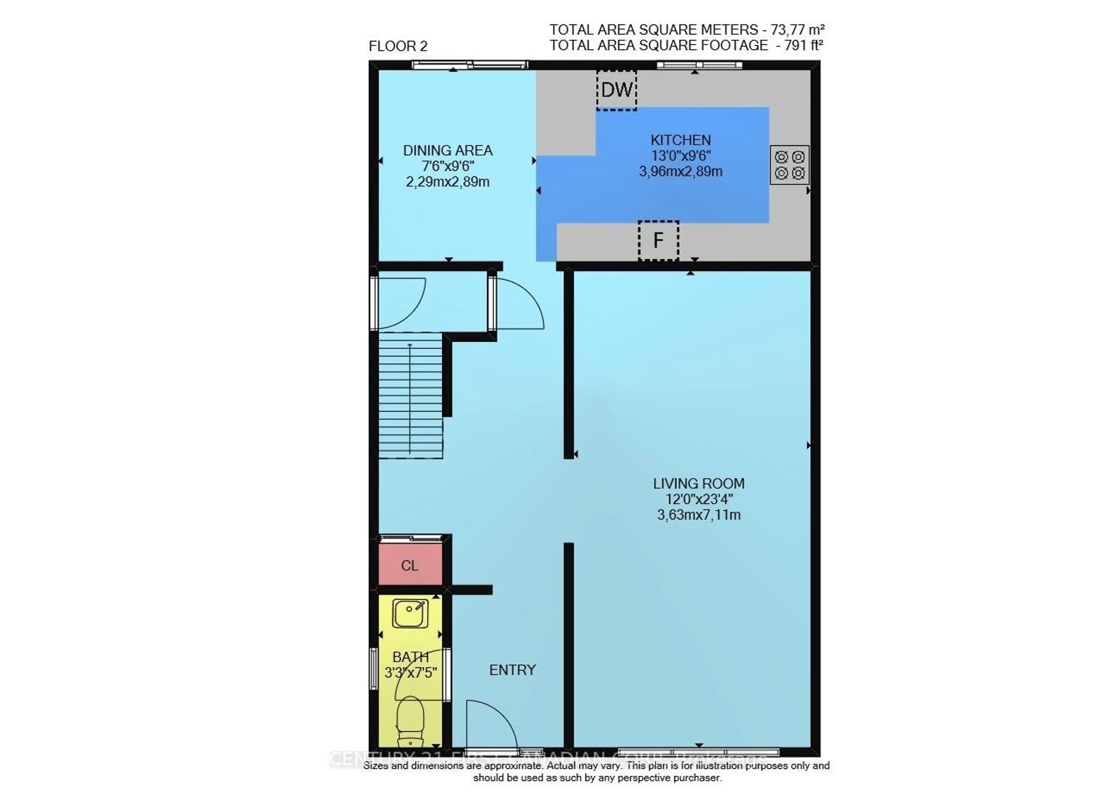Floor plan for 155 Marconi Blvd, London East Ontario N5V 1A6
