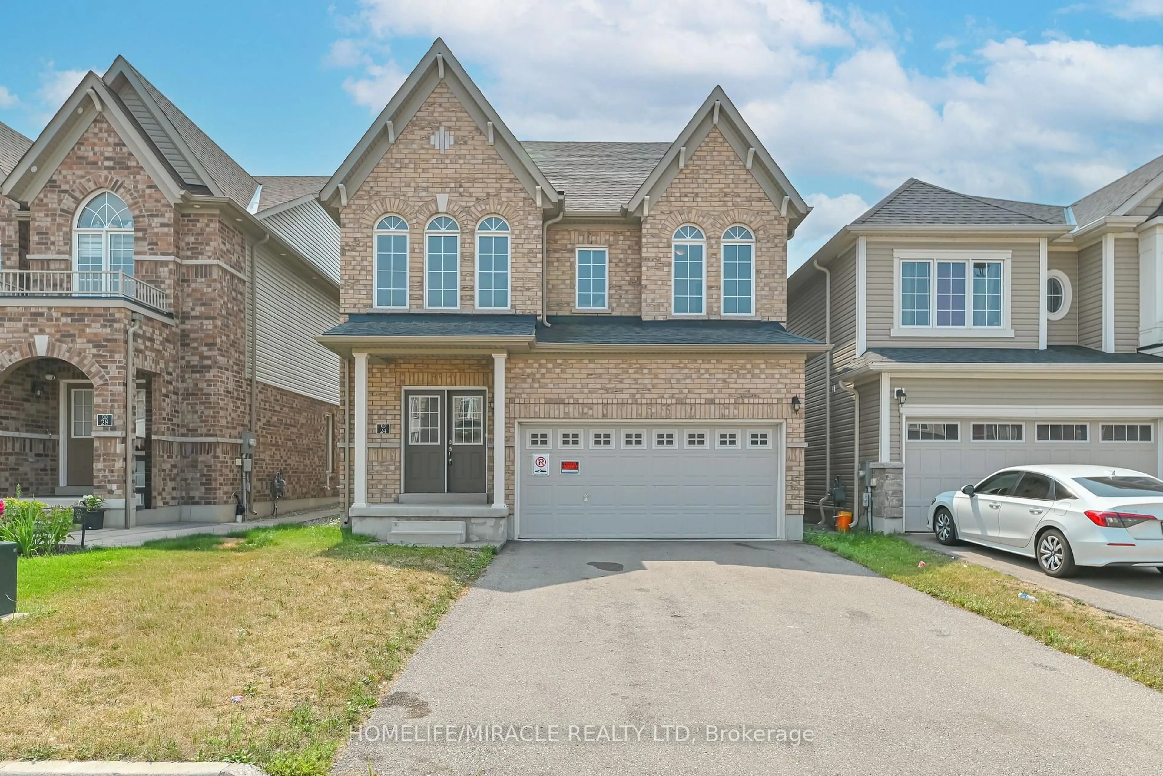 Home with brick exterior material, street for 24 Weatherall Ave, Cambridge Ontario N3H 0C4