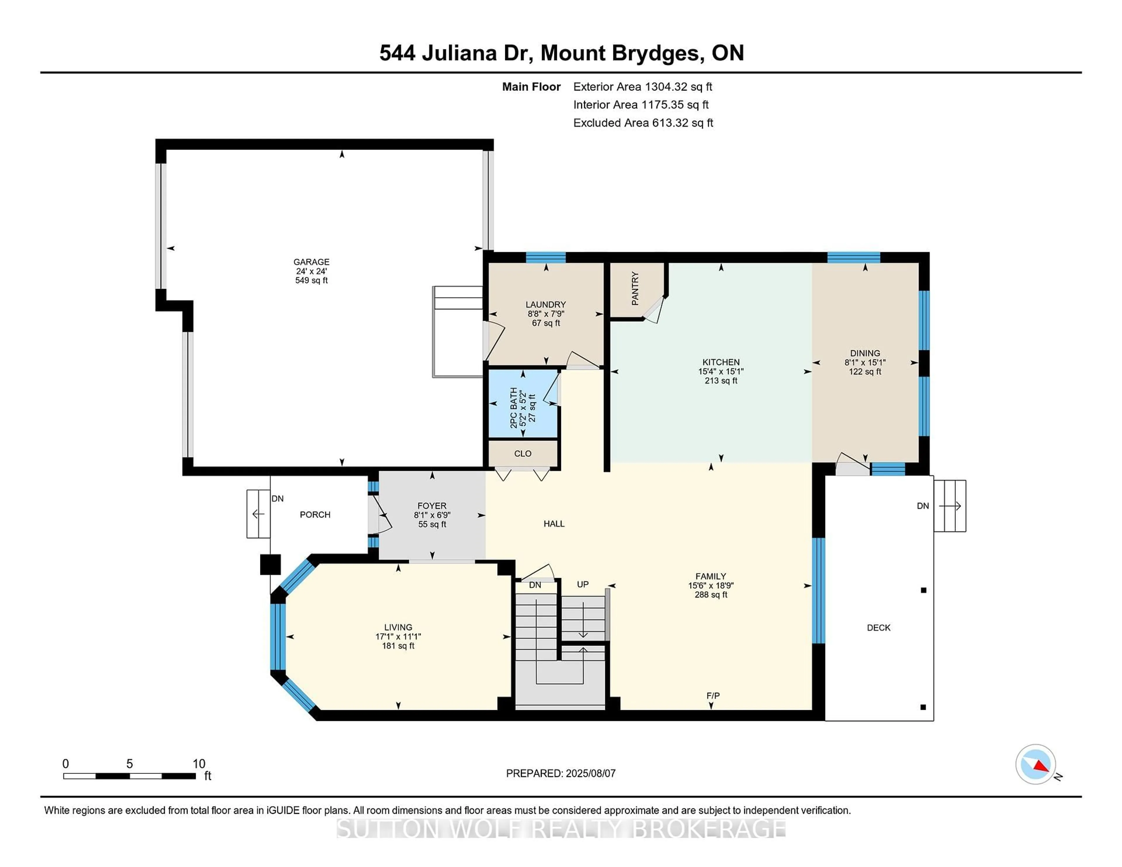 Floor plan for 544 Juliana Dr, Strathroy-Caradoc Ontario N0L 1W0