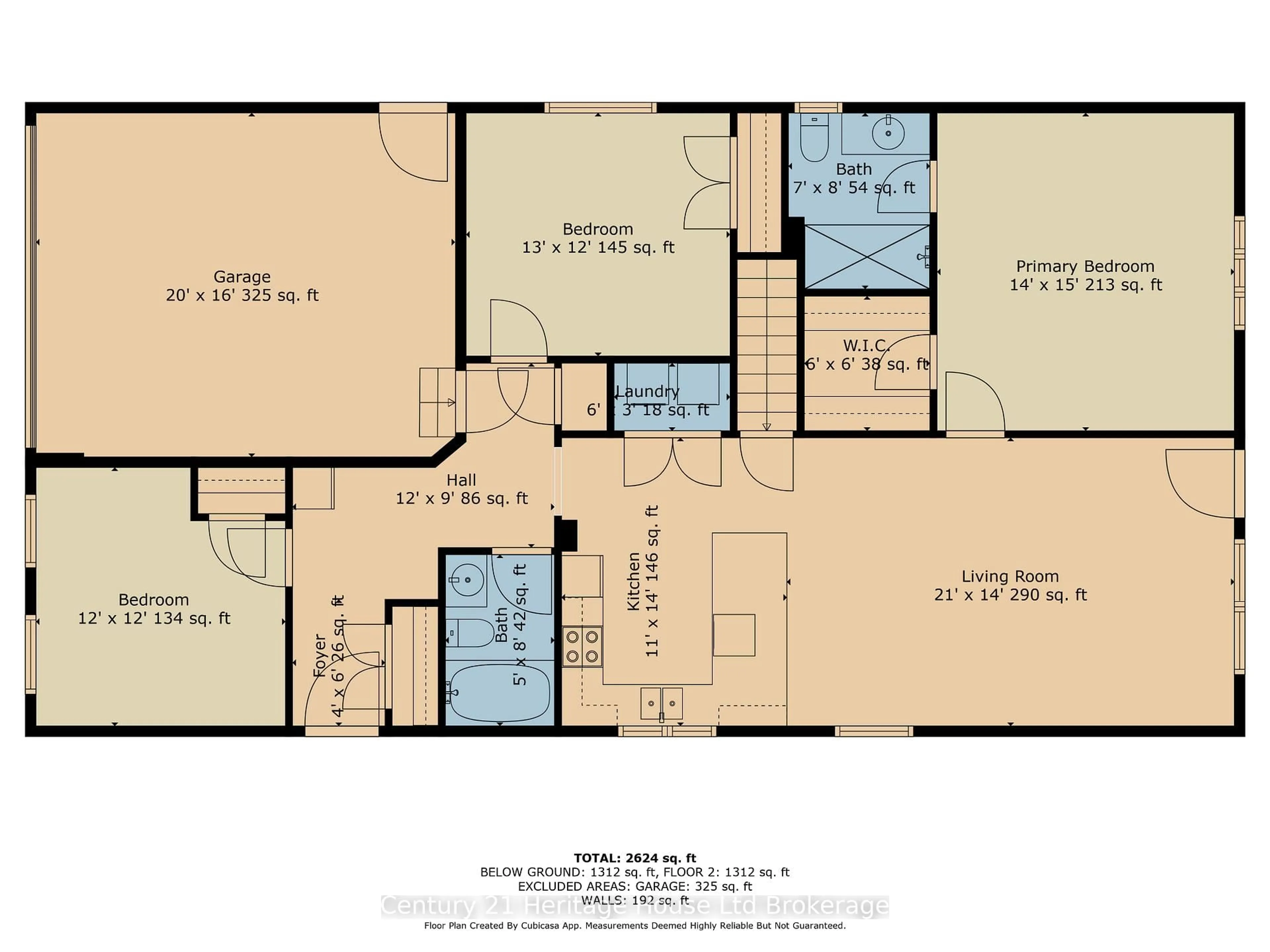 Floor plan for 24 HARWOOD St, Tillsonburg Ontario N4G 0J8