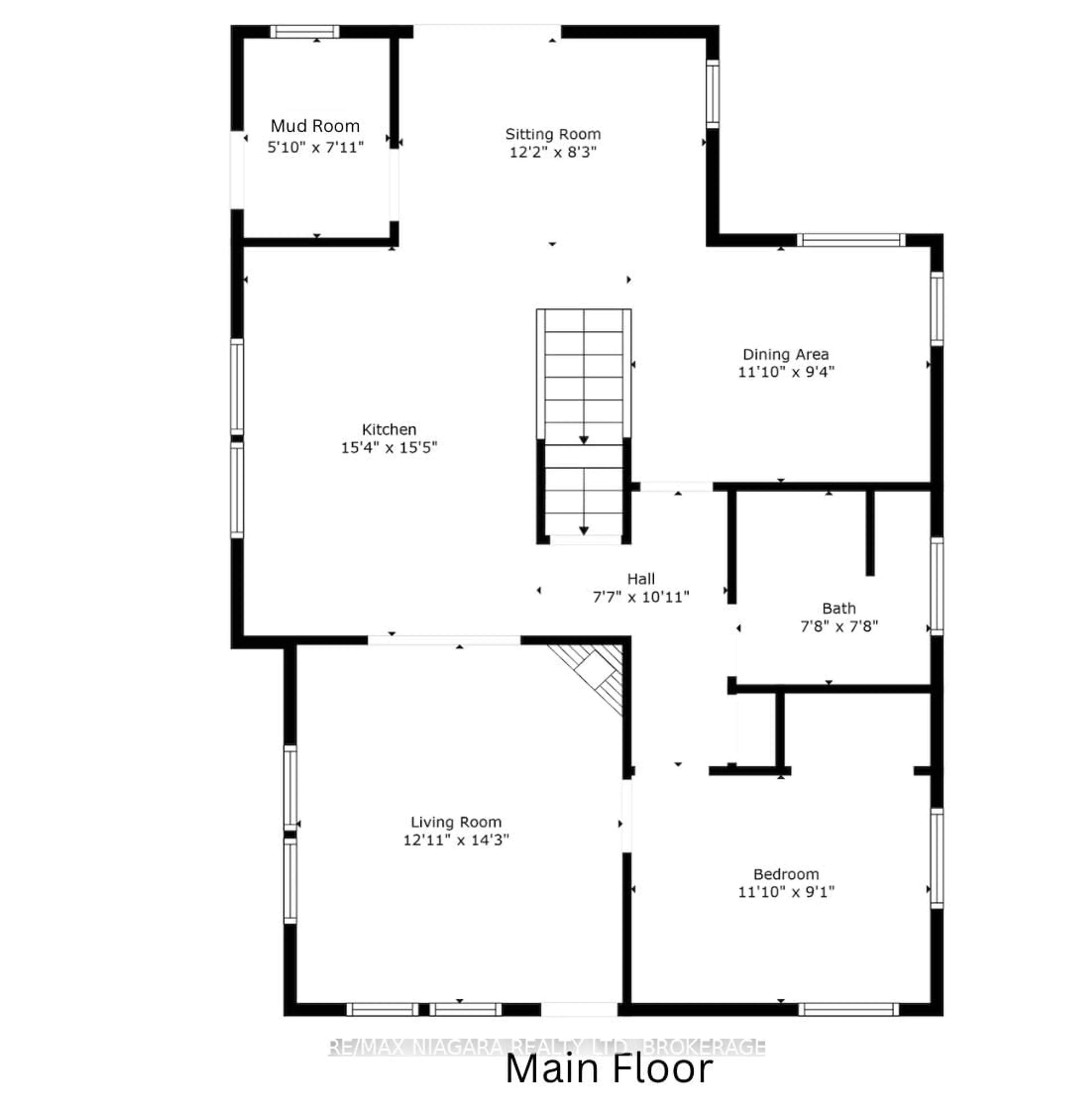 Floor plan for 402 King St, Port Colborne Ontario L3K 4H4