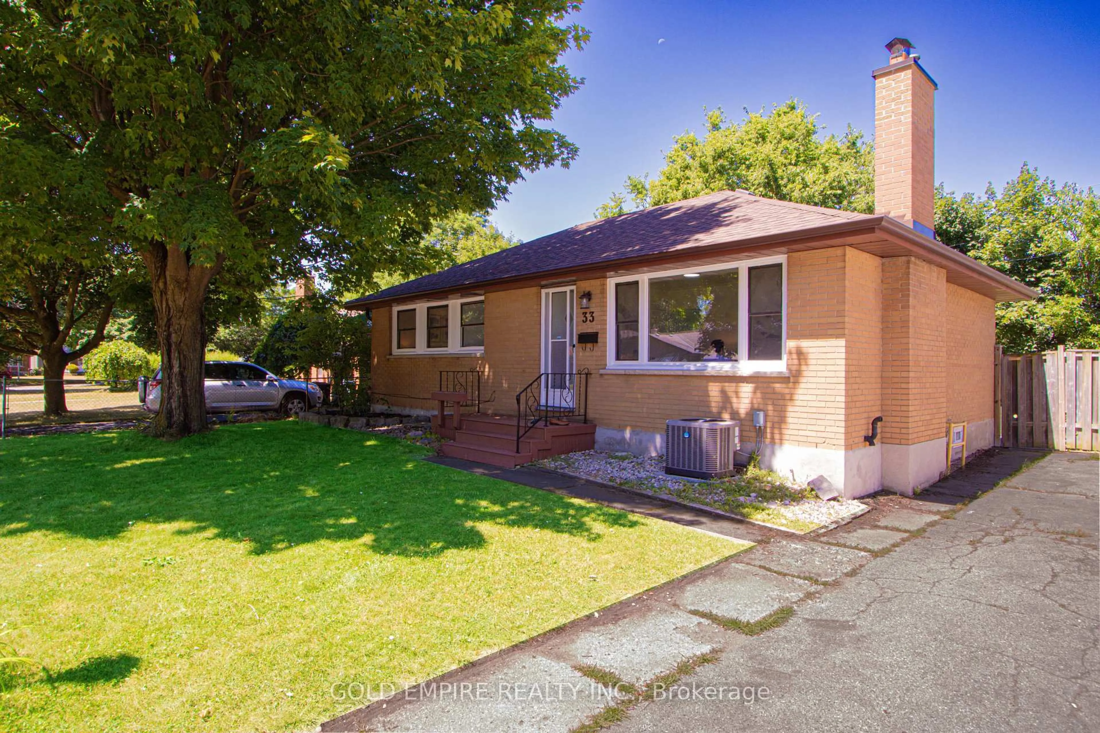 Home with brick exterior material, street for 33 Godfrey Dr, London East Ontario N5V 2E8
