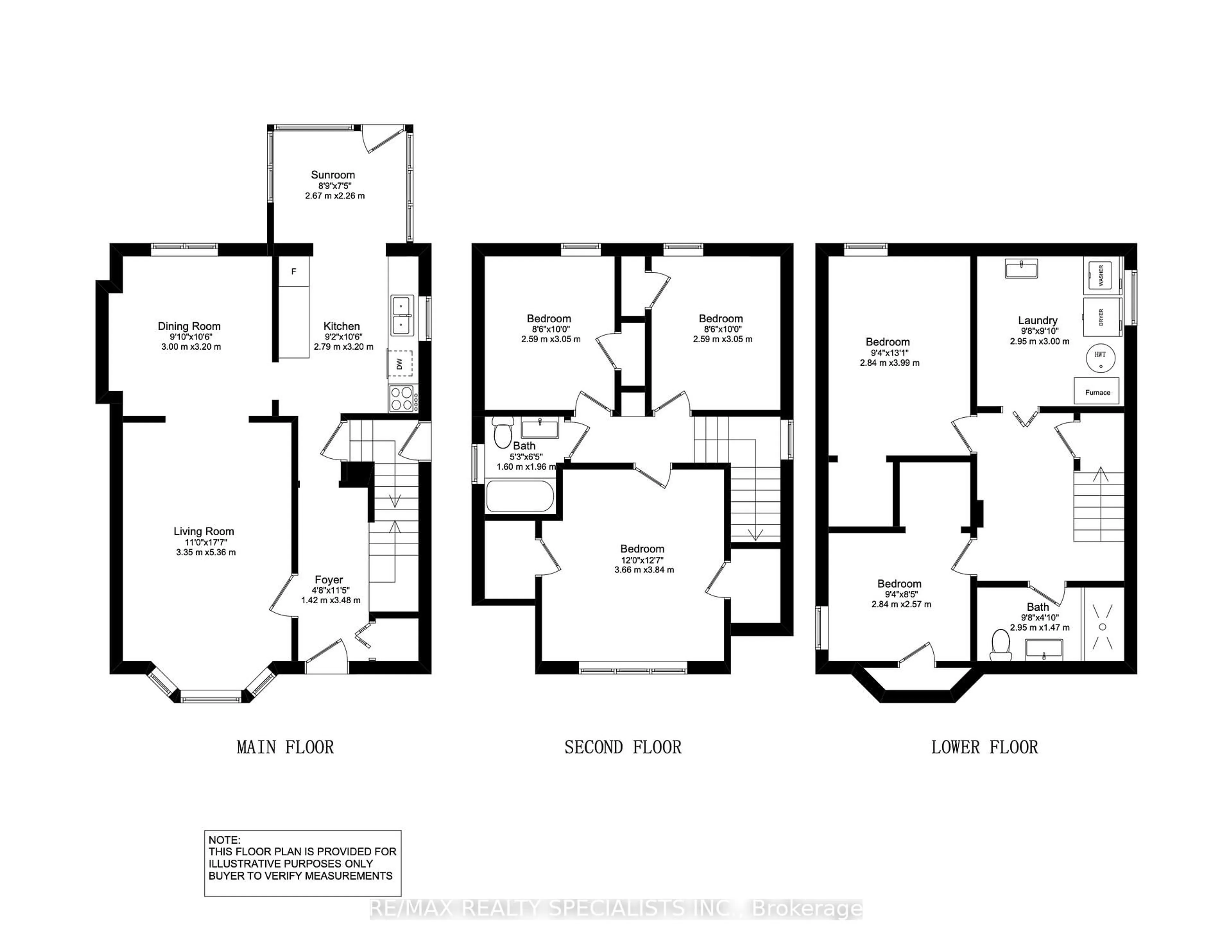 Floor plan for 126 Glen Rd, Hamilton Ontario L8S 2M9