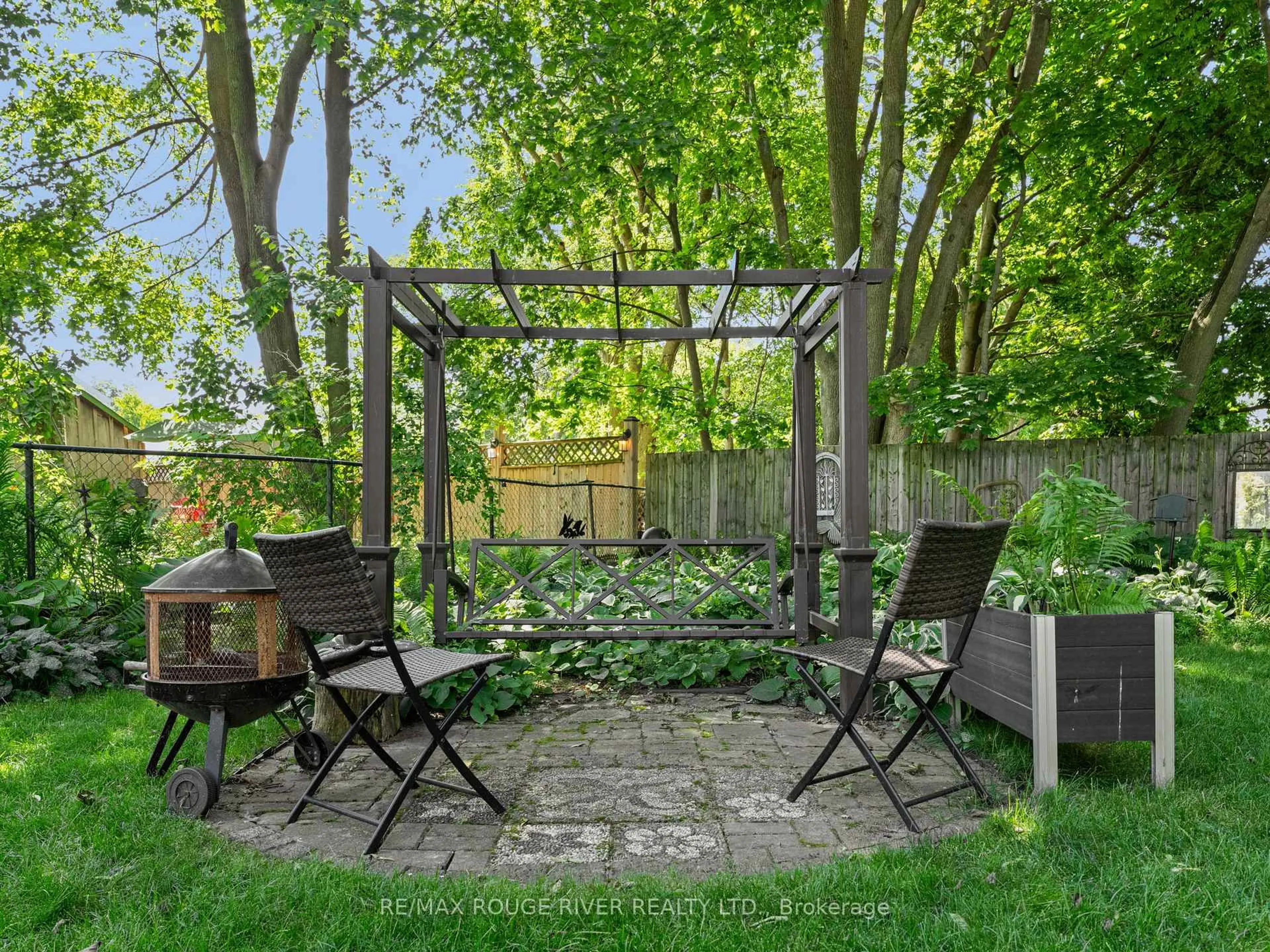 Patio, forest/trees view for 63 University Ave, Cobourg Ontario K9A 1C9