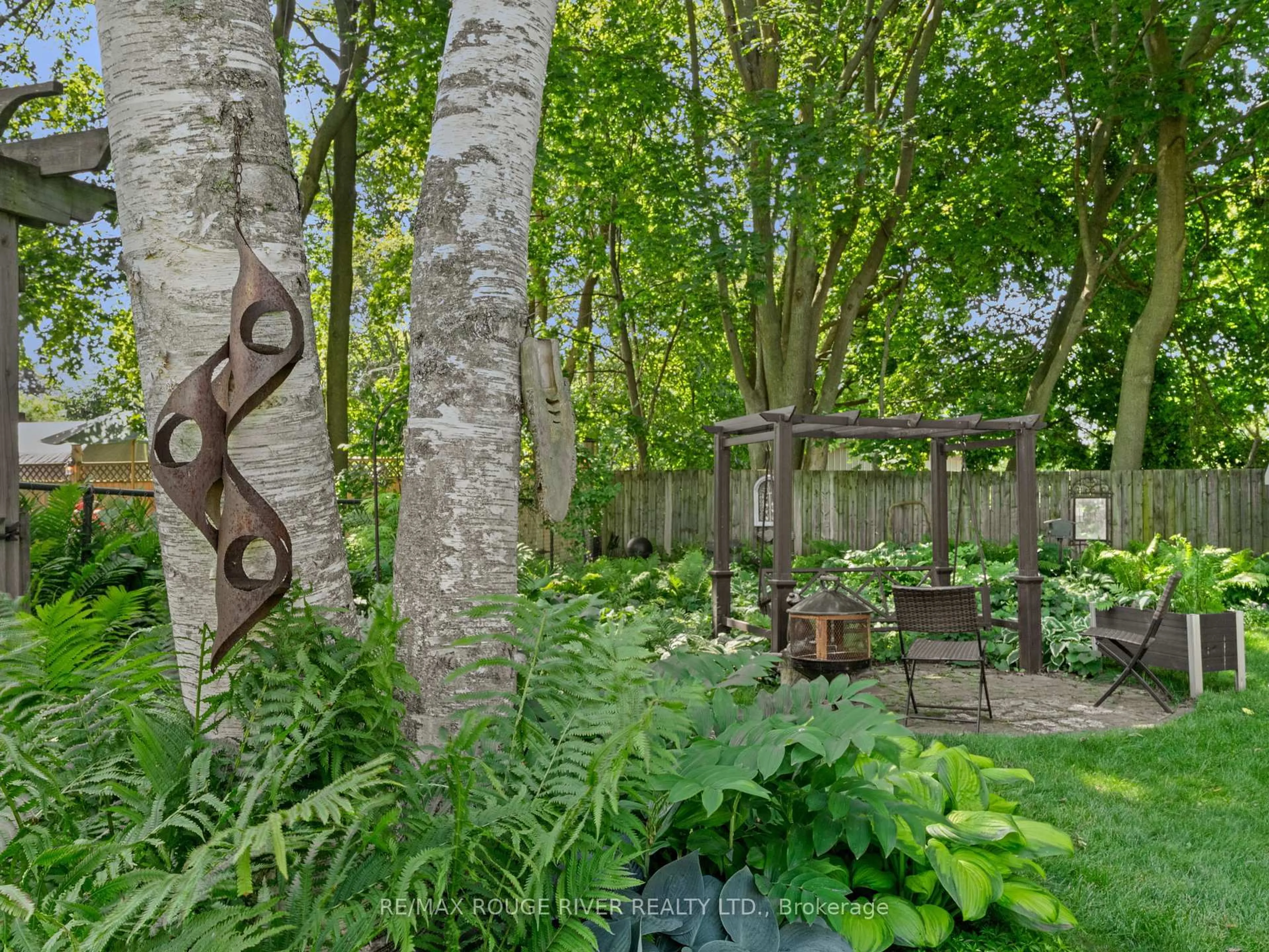 Patio, forest/trees view for 63 University Ave, Cobourg Ontario K9A 1C9