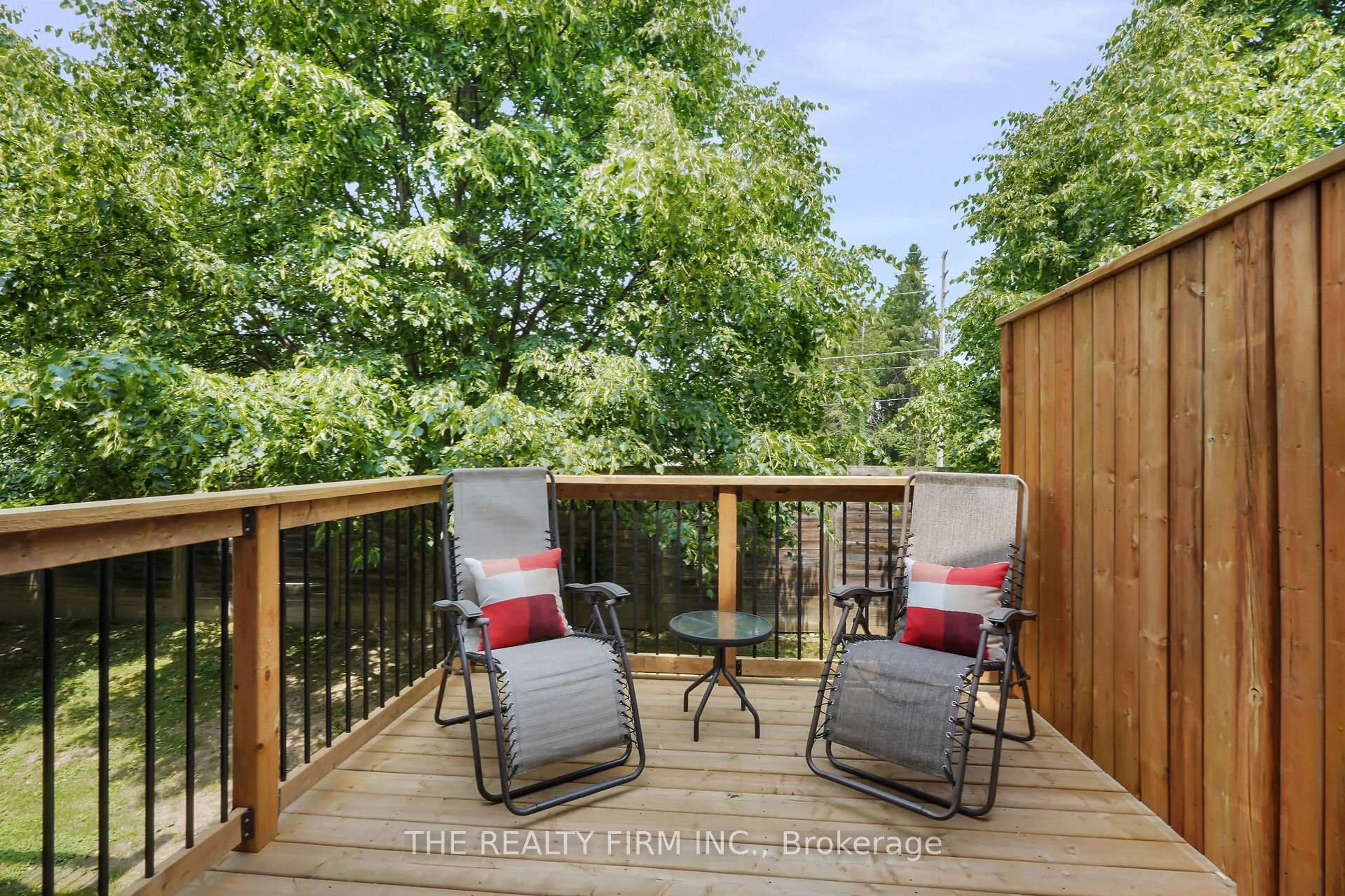 Patio, forest/trees view for 1921 Father Dalton Ave #71, London North Ontario N5X 4S1