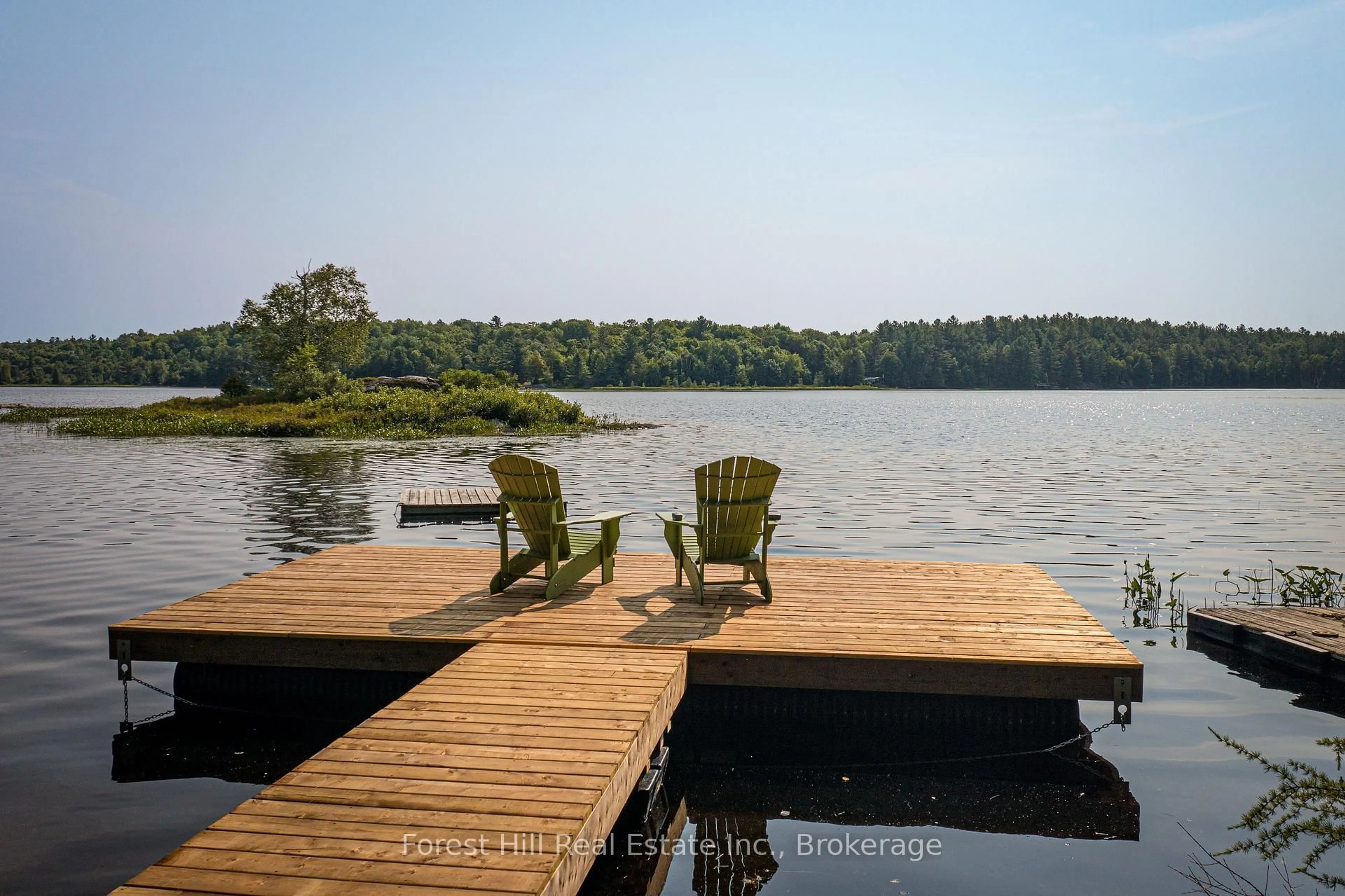 Patio, water/lake/river/ocean view for 1224 Moot Lake Rd, Lake of Bays Ontario P0B 0A3