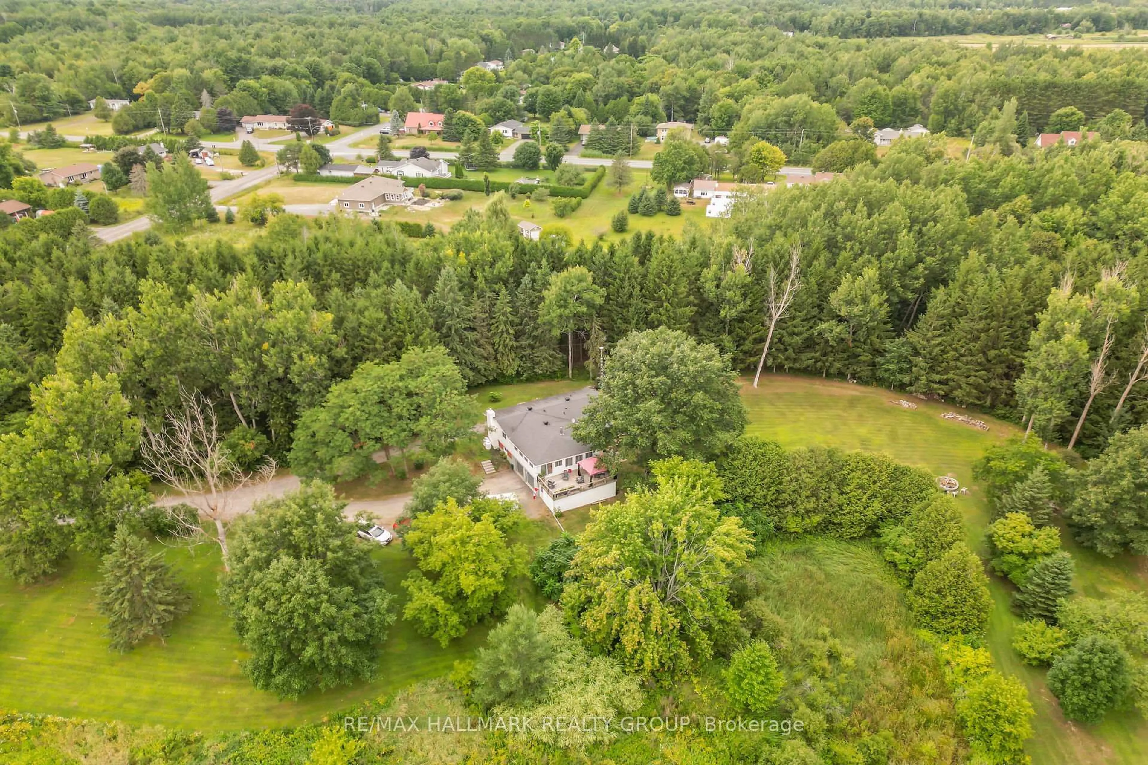 A pic from outside/outdoor area/front of a property/back of a property/a pic from drone, forest/trees view for 3875 Indian Creek Rd, Clarence-Rockland Ontario K0A 2A0