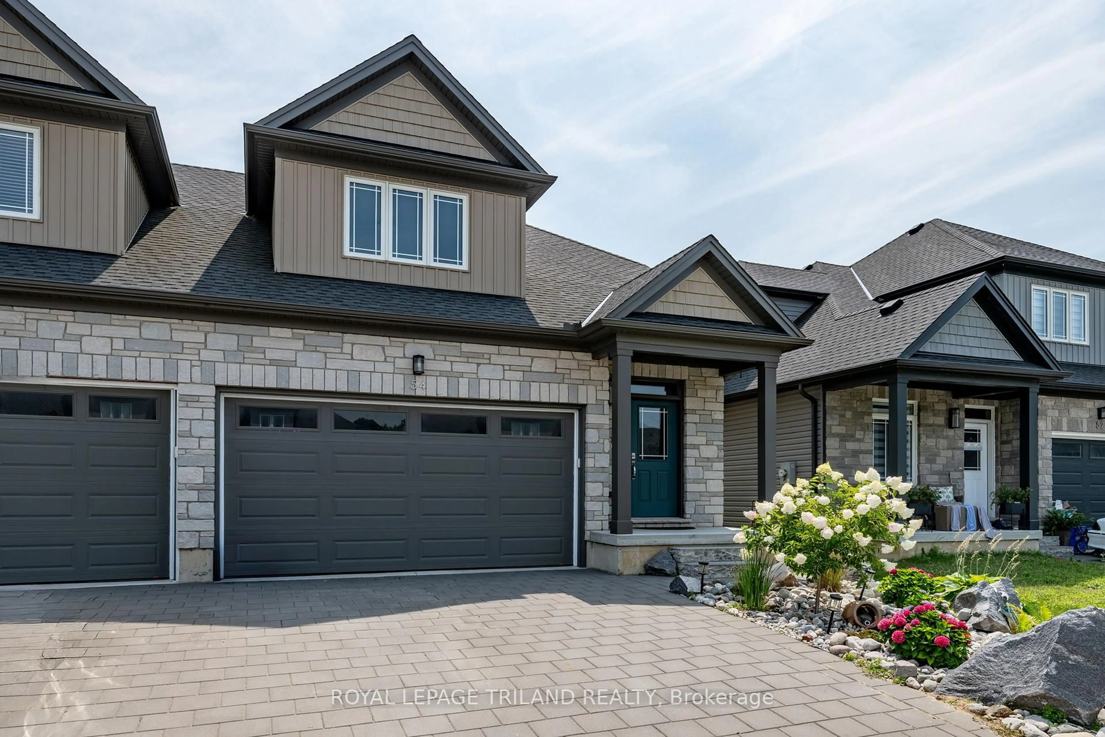 Home with brick exterior material, street for 54 Compass Tr, Central Elgin Ontario N5L 0B4