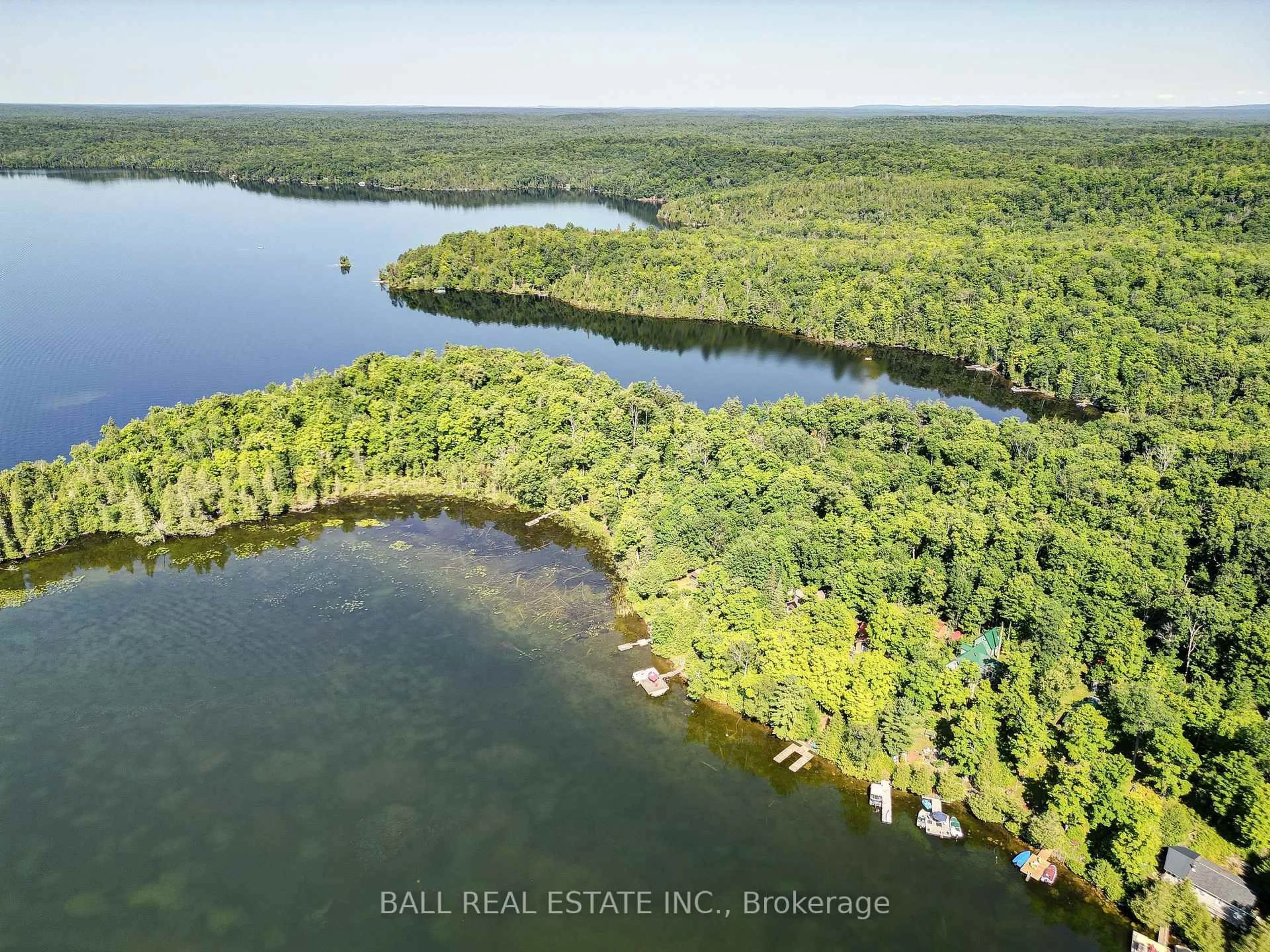 A pic from outside/outdoor area/front of a property/back of a property/a pic from drone, water/lake/river/ocean view for 351 Limerick Lake Shore, Hastings Ontario K0L 1W0