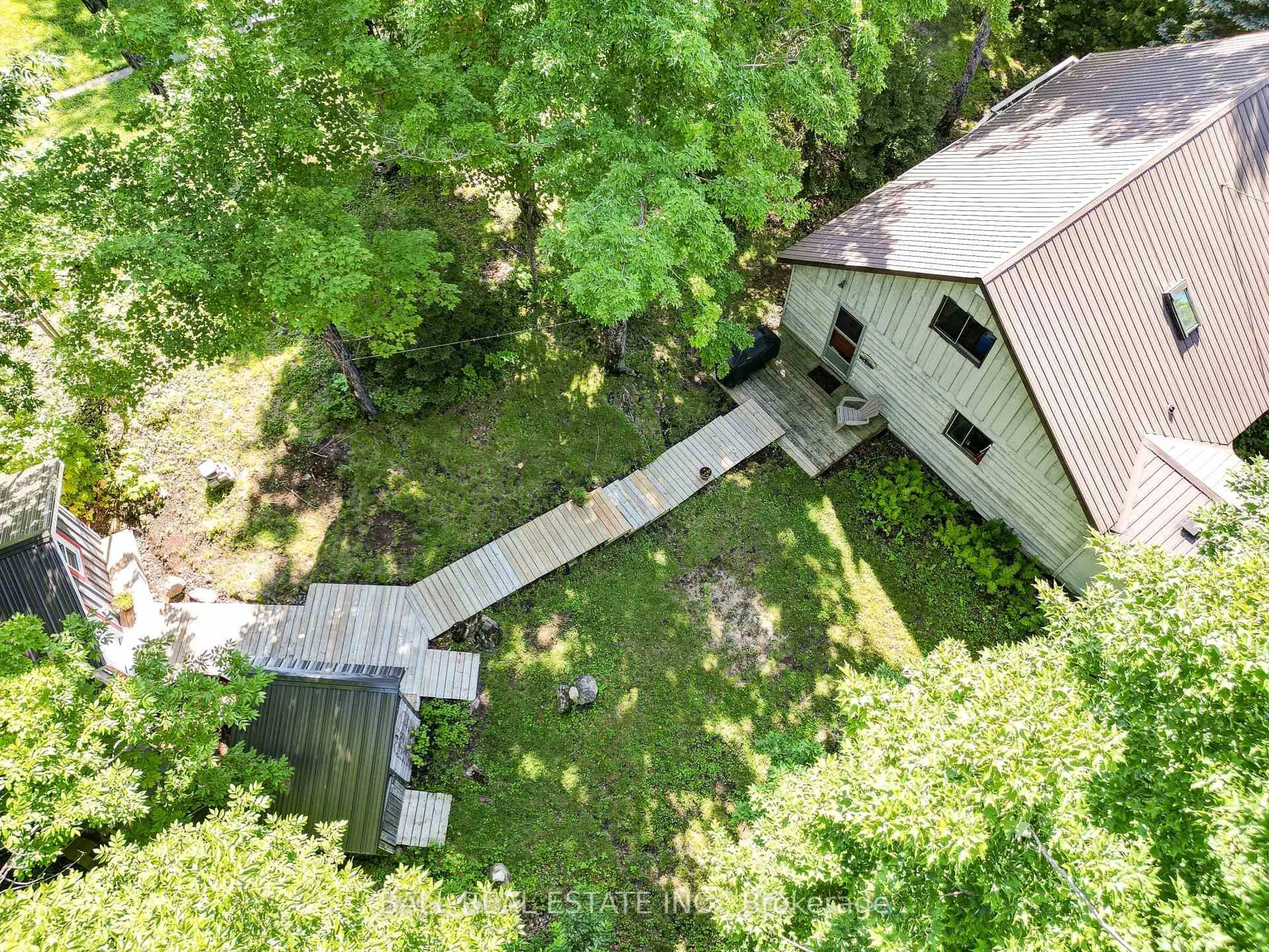 A pic from outside/outdoor area/front of a property/back of a property/a pic from drone, building for 351 Limerick Lake Shore, Hastings Ontario K0L 1W0