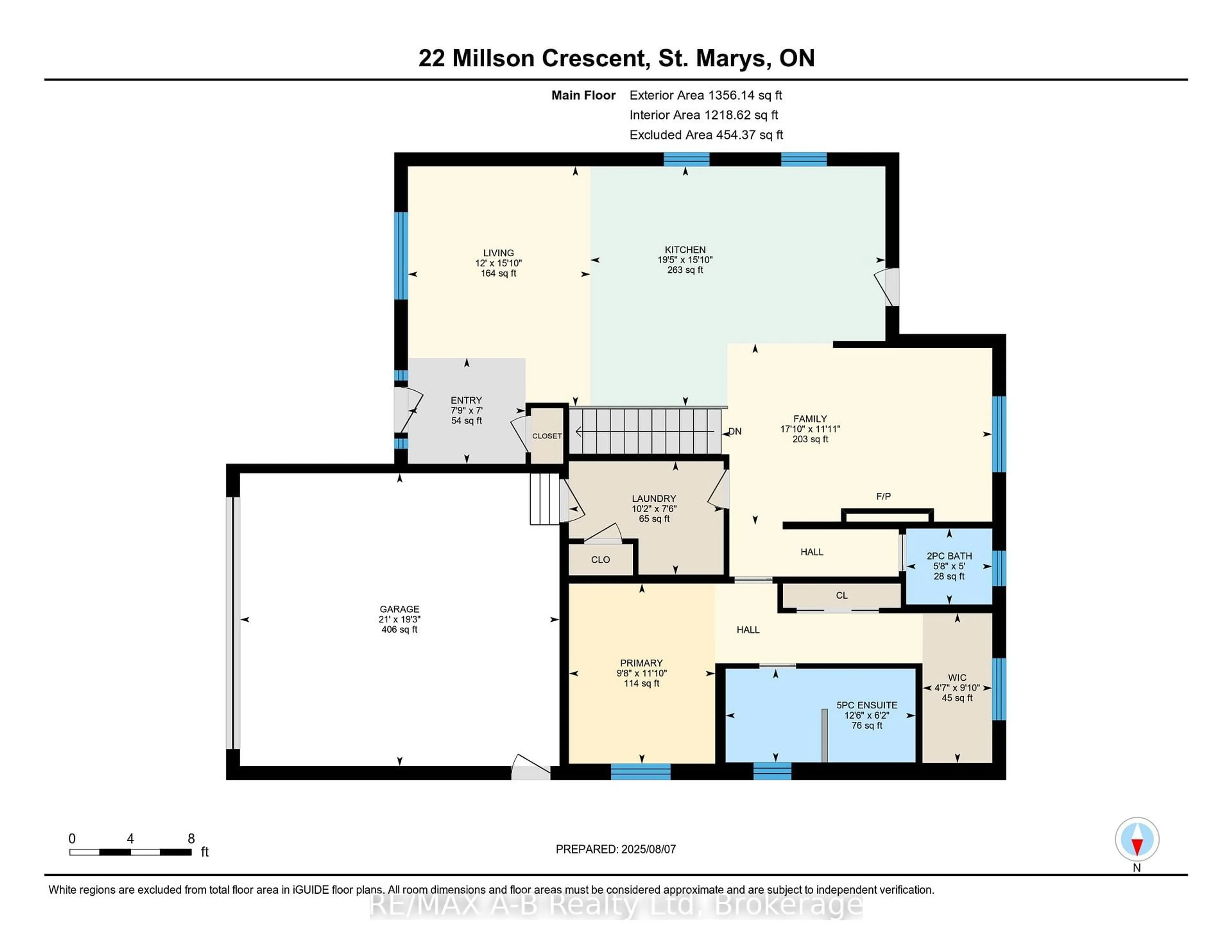 Floor plan for 22 Millson Cres, St. Marys Ontario N4X 1E4
