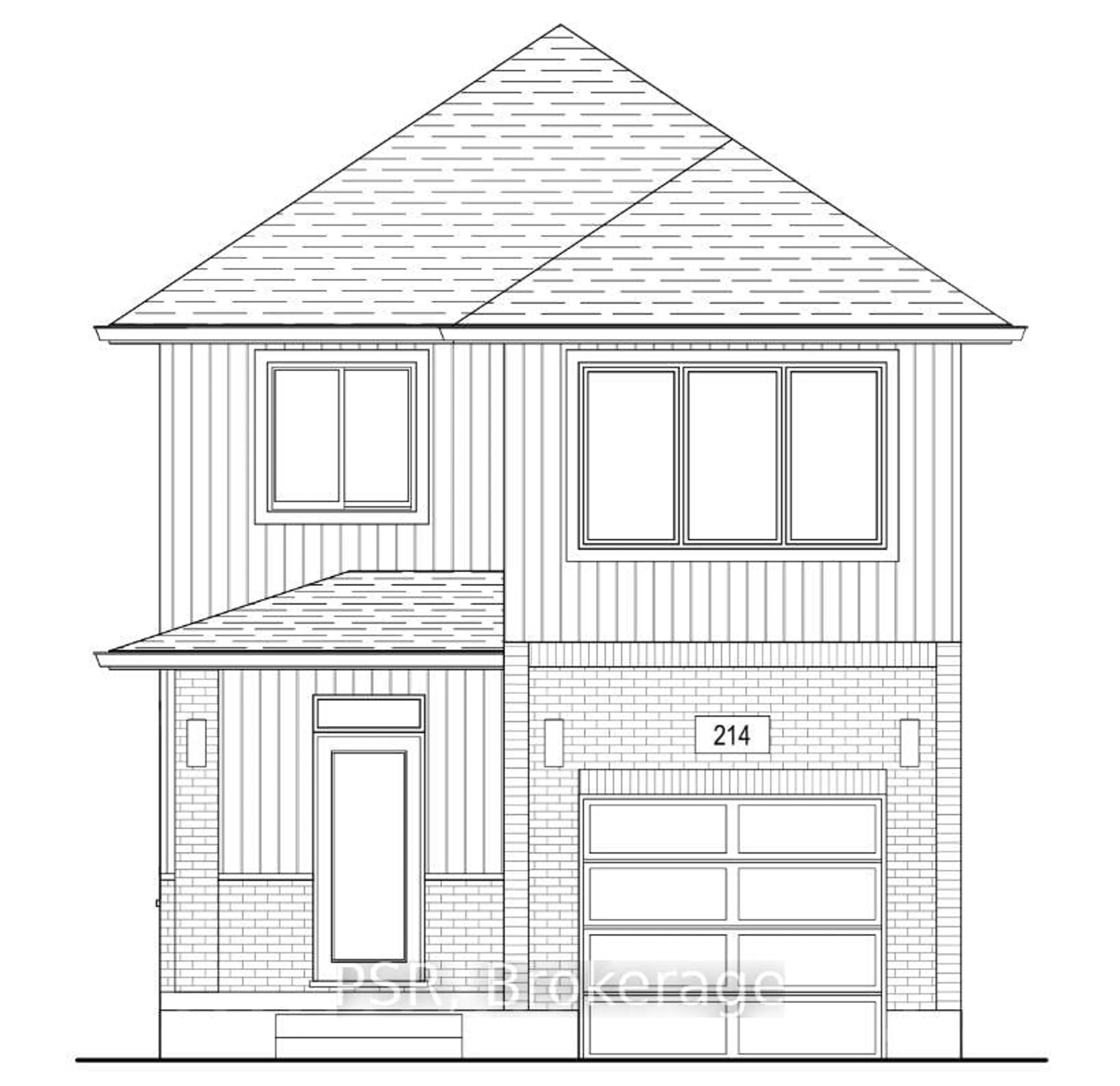 Home with brick exterior material, building for Lot 54 Rivergreen Cres, Cambridge Ontario N1S 0G1