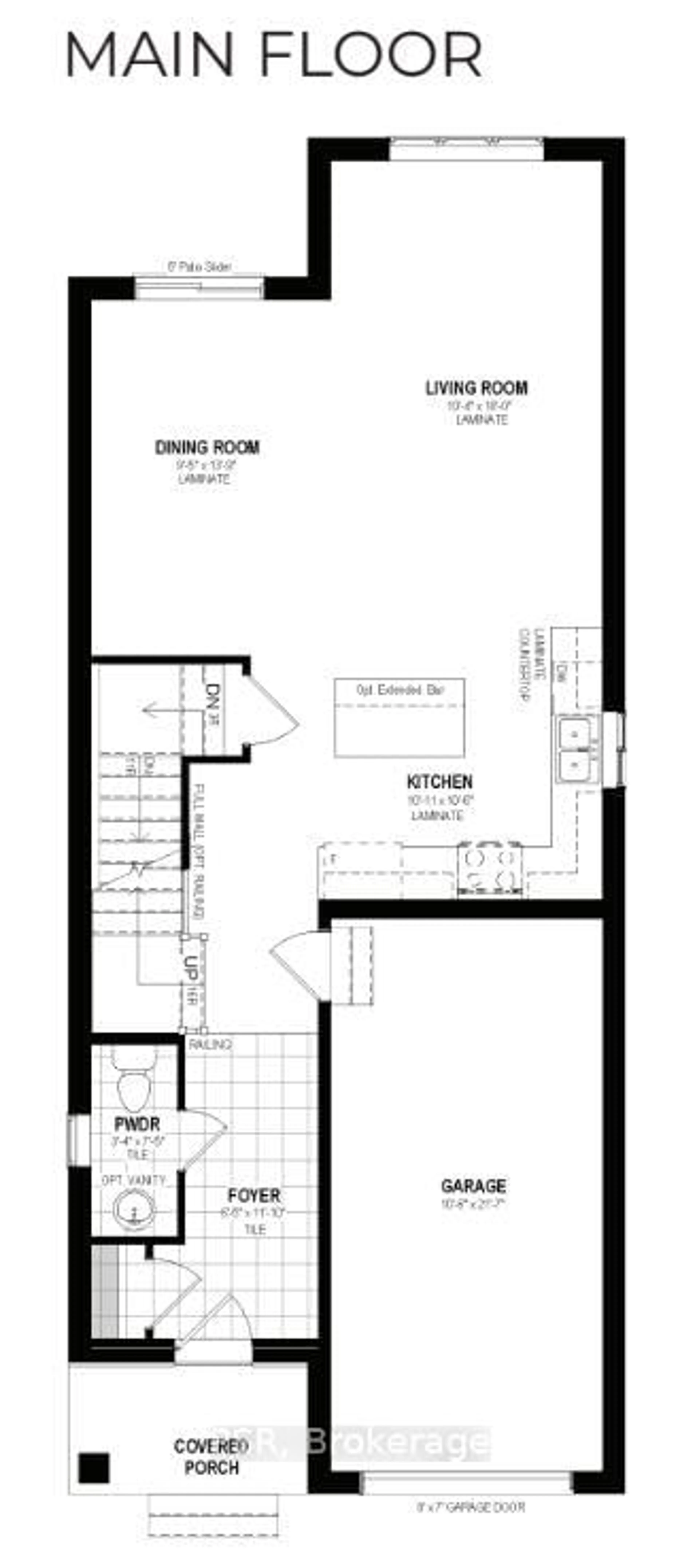 Floor plan for Lot 54 Rivergreen Cres, Cambridge Ontario N1S 0G1