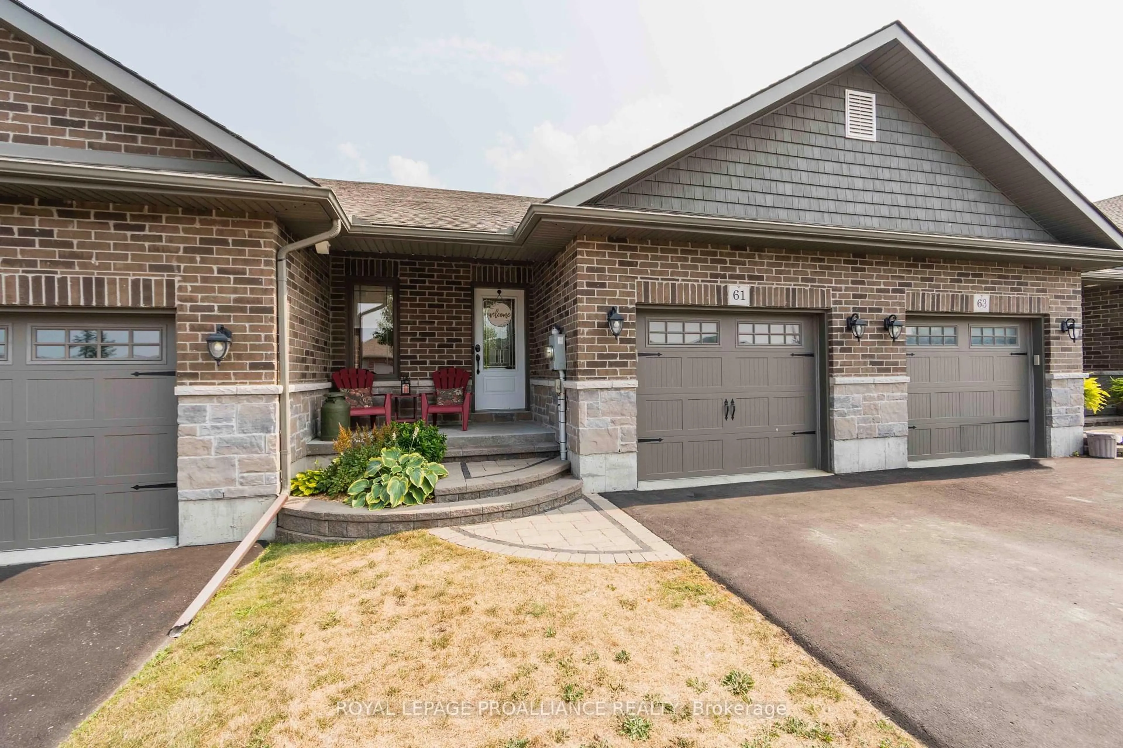 Home with brick exterior material, street for 61 Aspen Dr, Quinte West Ontario K8V 0E2