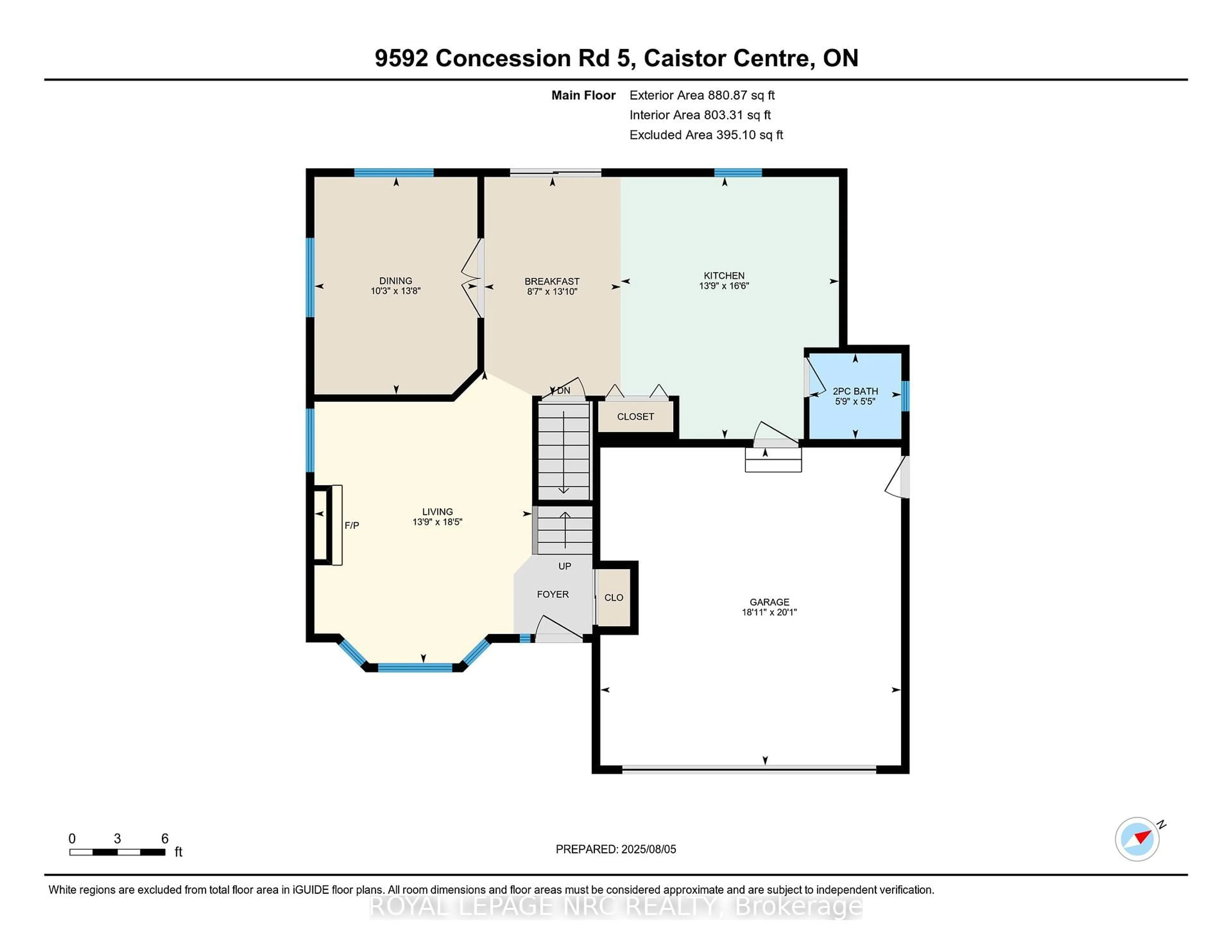 Floor plan for 9592 Concession 5 Rd, West Lincoln Ontario L0R 1E0