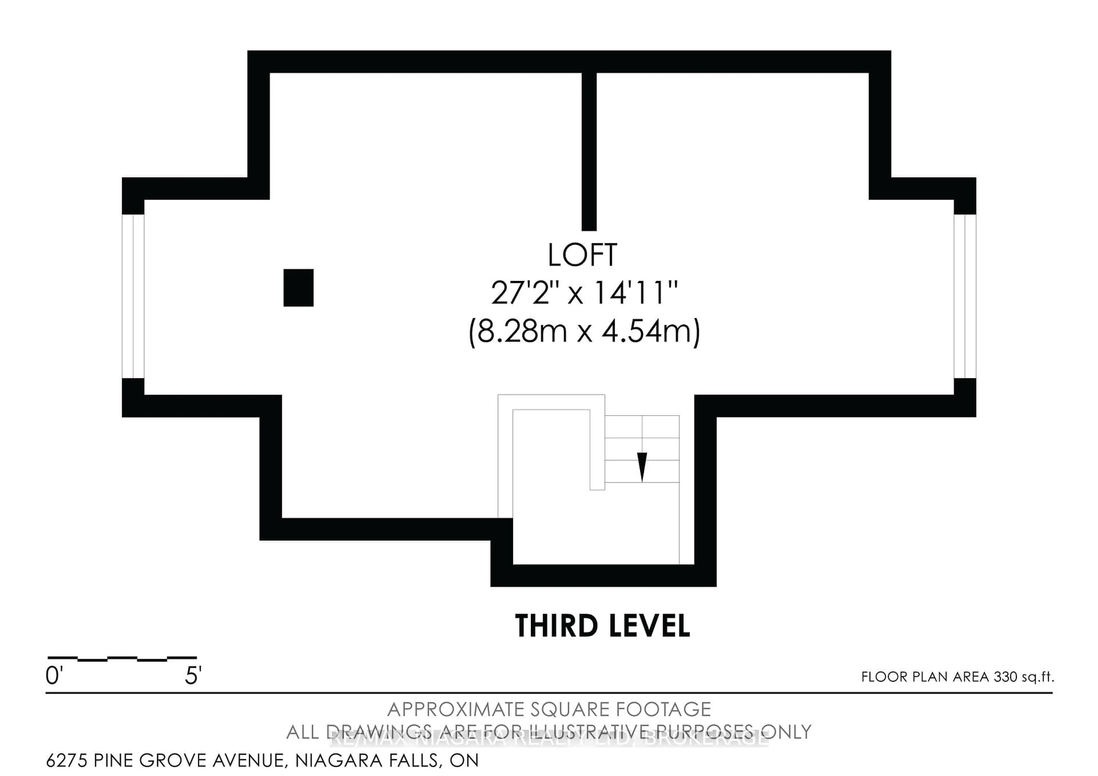 Floor plan for 6275 Pine Grove Ave, Niagara Falls Ontario L2G 4J4