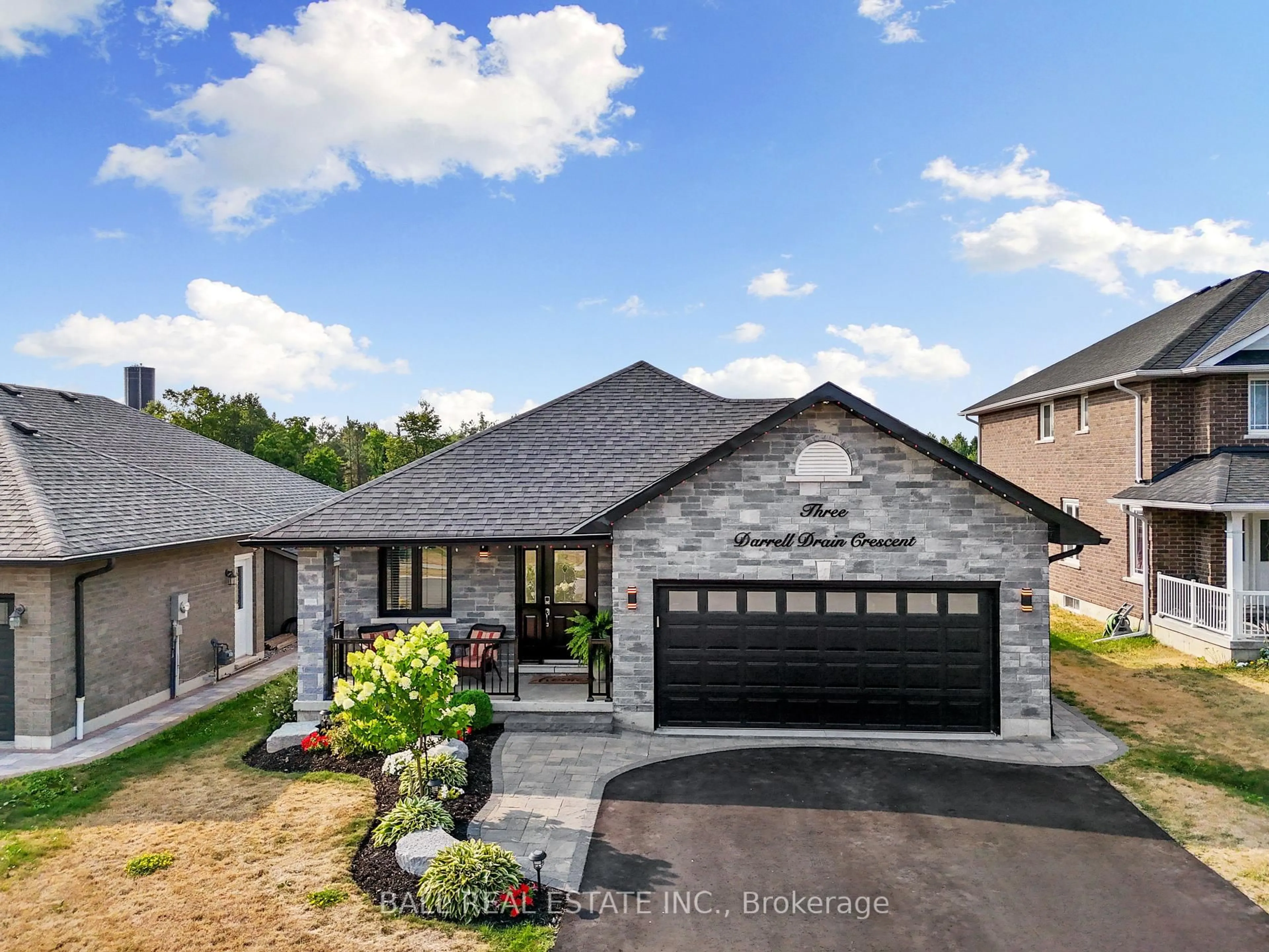 Home with brick exterior material, street for 3 Darrell Drain Cres, Asphodel-Norwood Ontario K0L 2V0