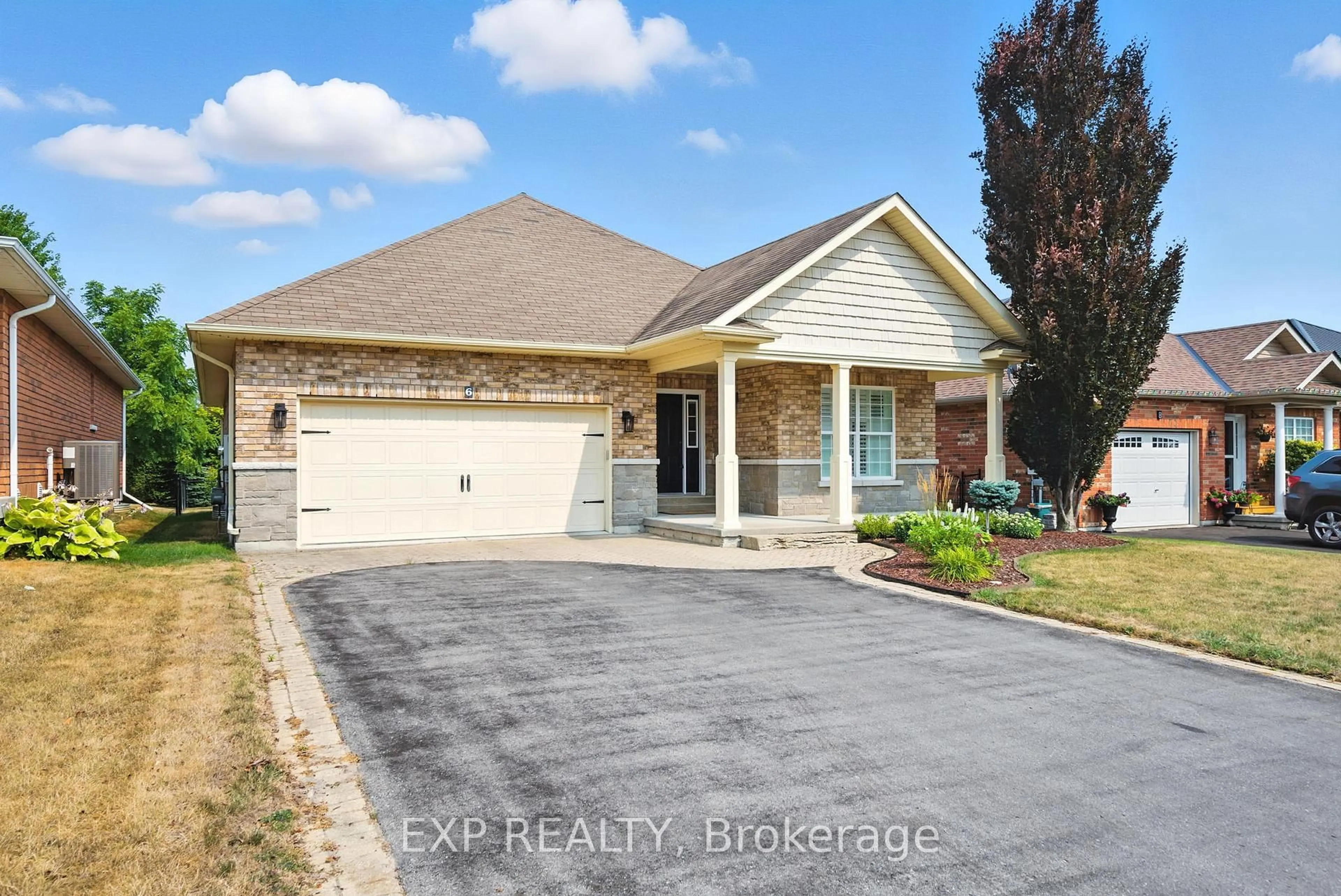Home with brick exterior material, street for 6 Cortland Way, Brighton Ontario K0K 1H0