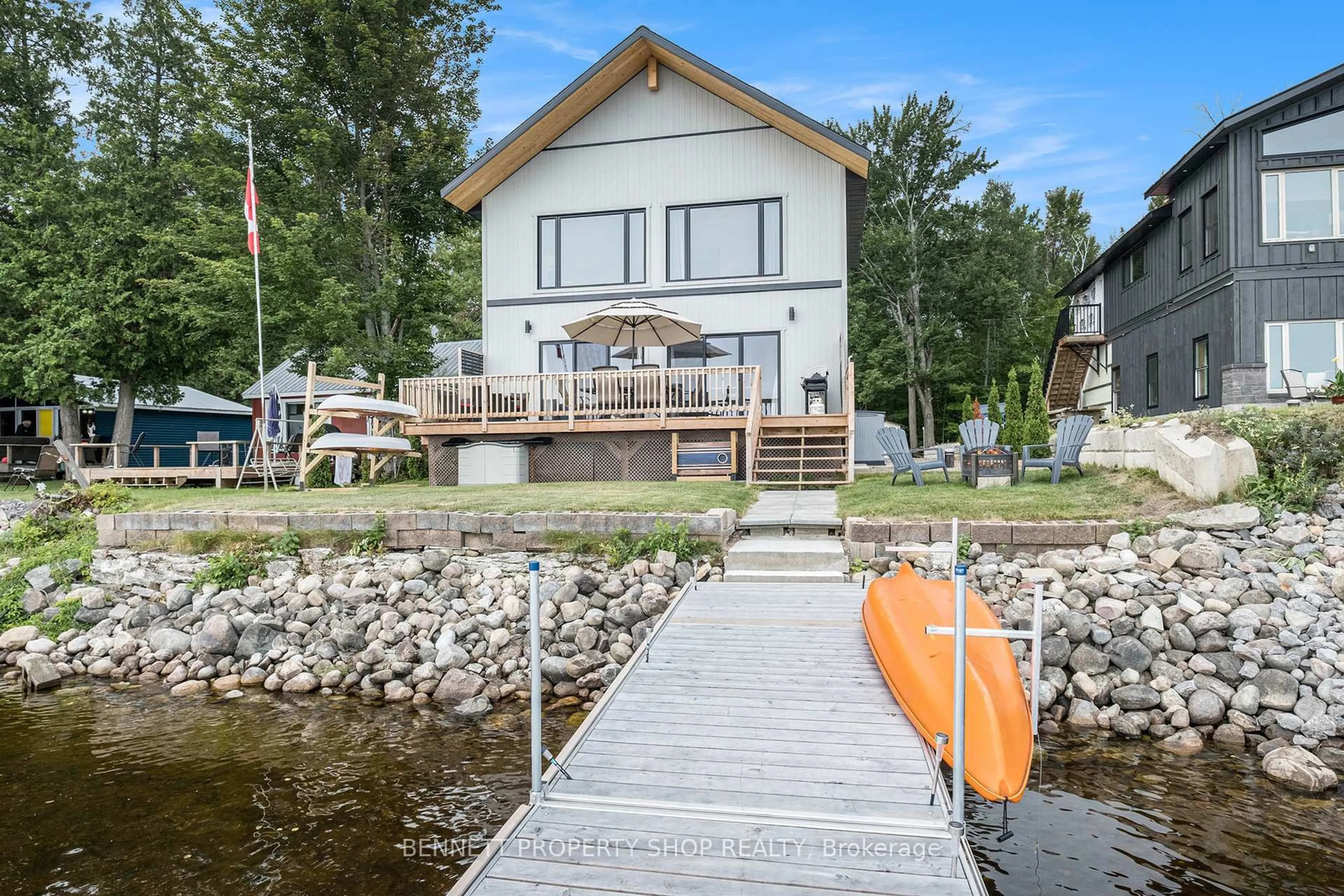Patio, water/lake/river/ocean view for 3020 Black Bay Lane, R.R. #5 Lane, Renfrew Ontario K7V 3Z8