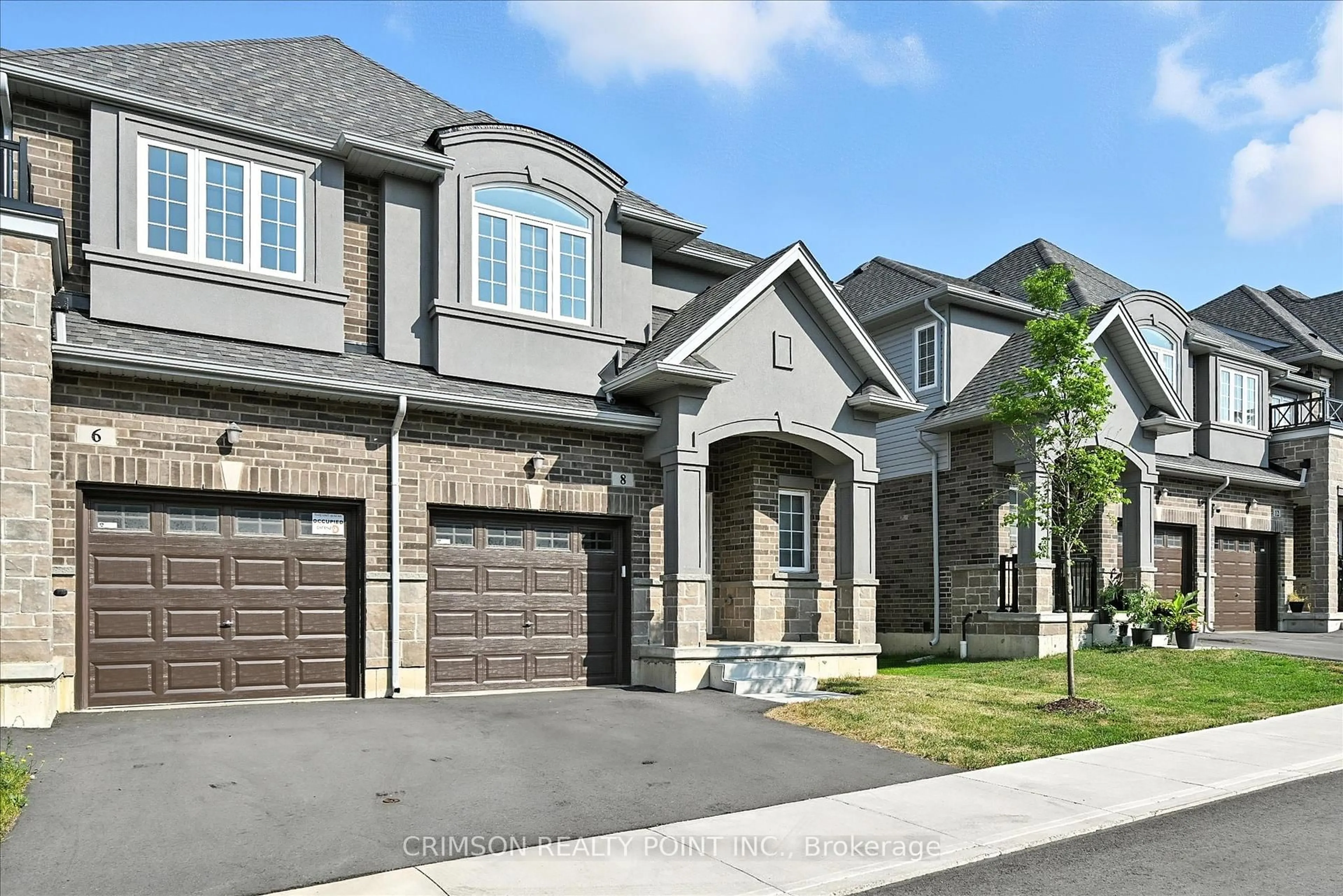 Home with brick exterior material, street for 8 Linden Park Lane, Hamilton Ontario L9A 1Y1