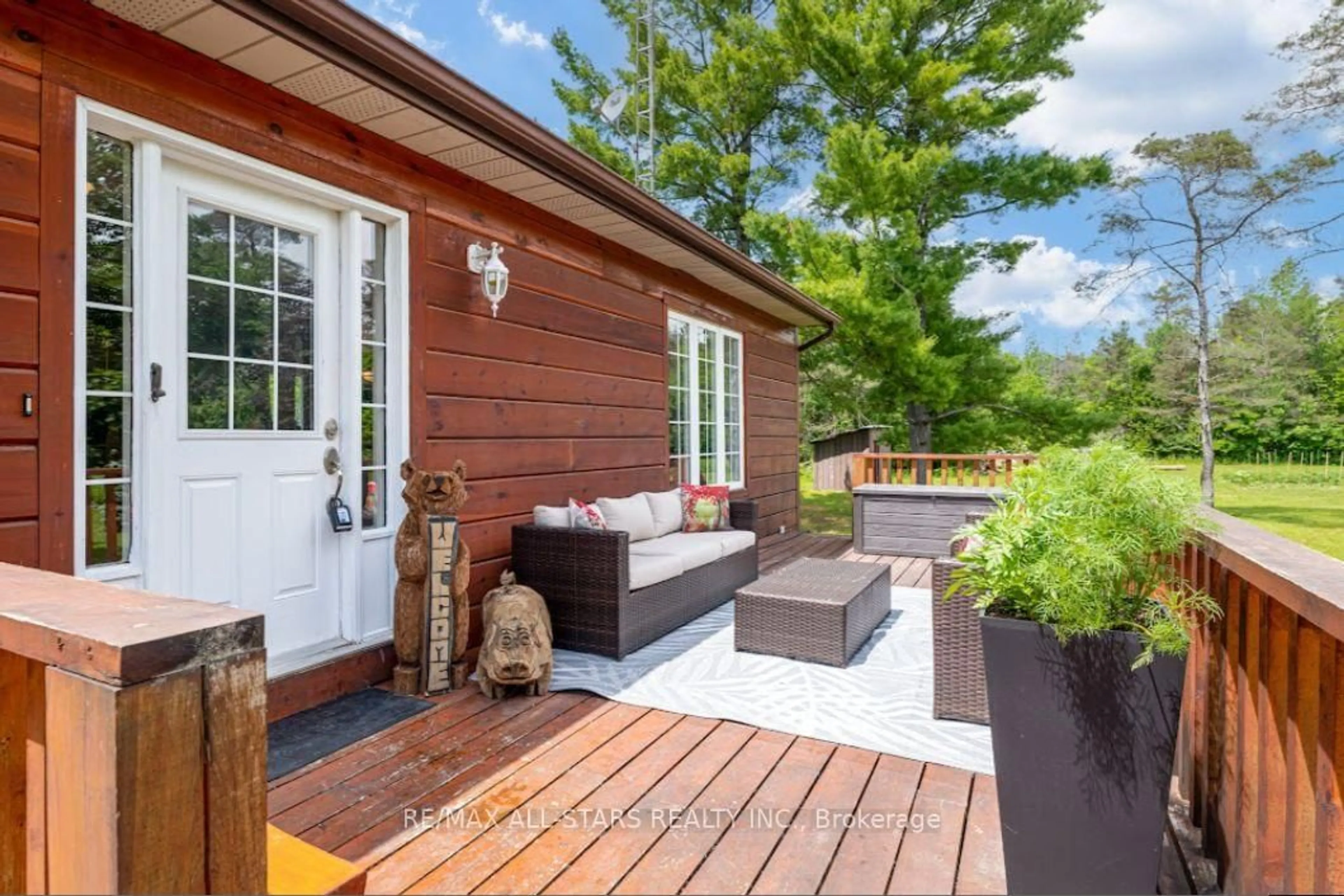 Patio, water/lake/river/ocean view for 1057 BaseLine Rd, Kawartha Lakes Ontario K0M 1K0