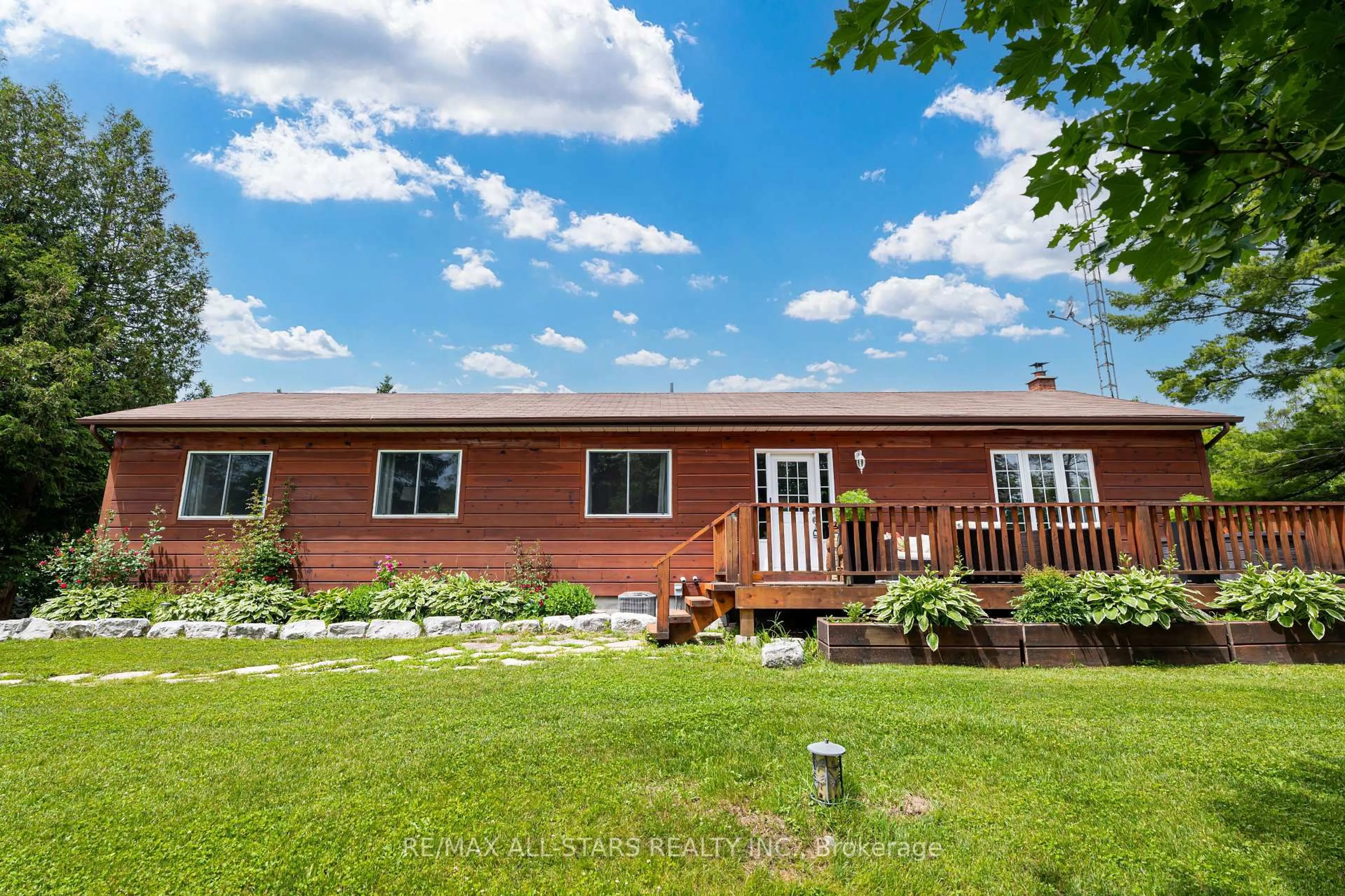 A pic from outside/outdoor area/front of a property/back of a property/a pic from drone, unknown for 1057 BaseLine Rd, Kawartha Lakes Ontario K0M 1K0