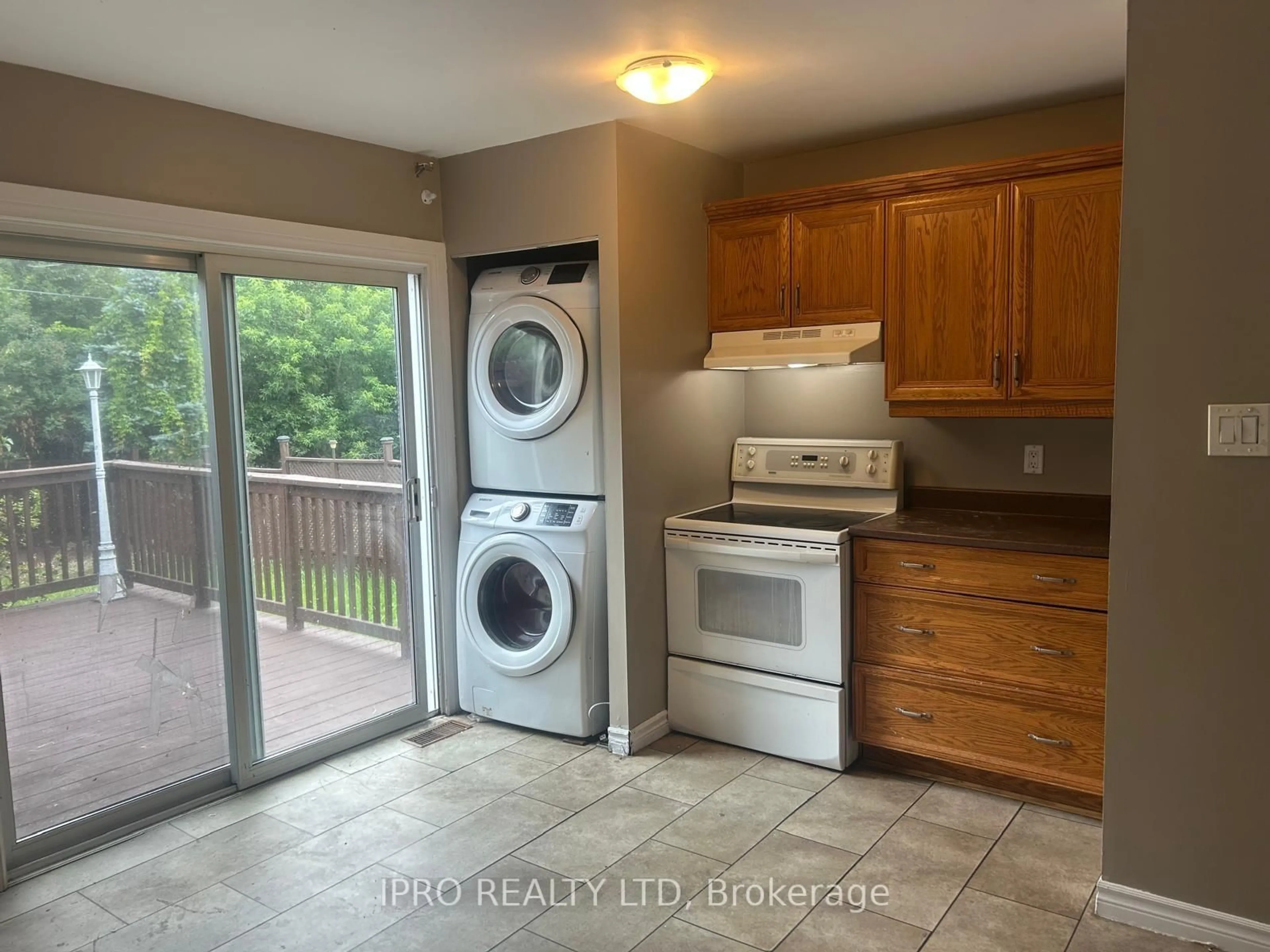Kitchen with laundary machines, unknown for 155 Shelley Dr, Greater Sudbury Ontario P3A 2S6