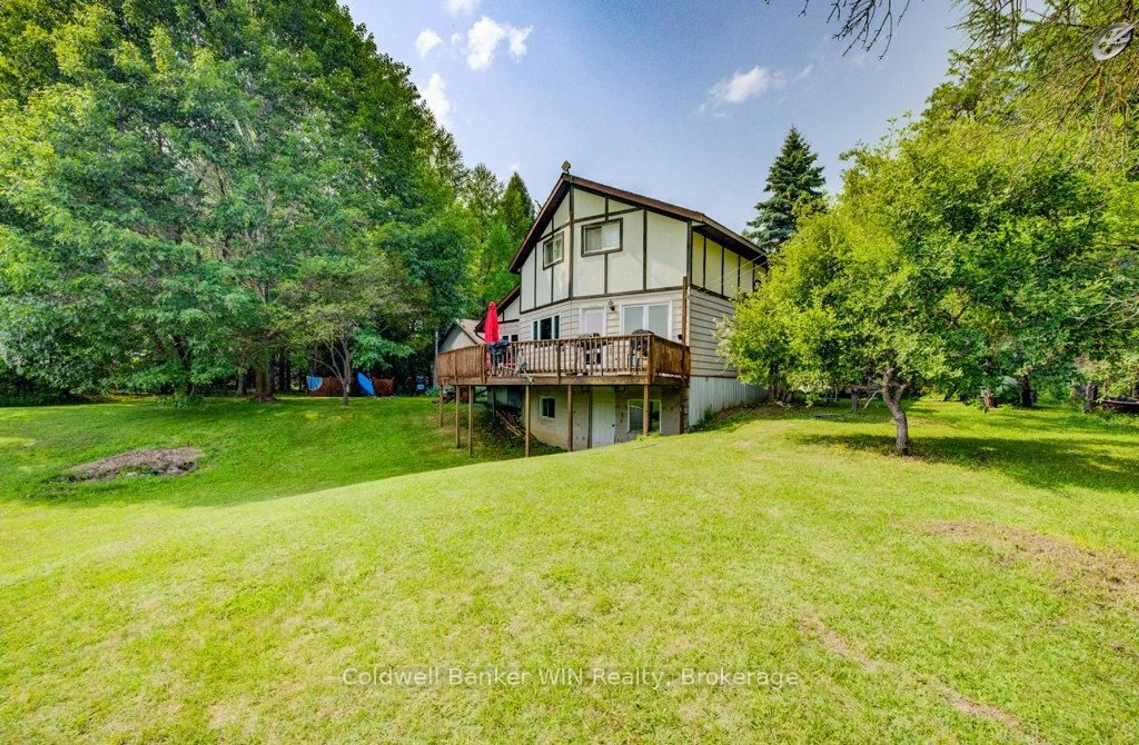 A pic from outside/outdoor area/front of a property/back of a property/a pic from drone, water/lake/river/ocean view for 7589 89 Highway, Wellington North Ontario N0G 2L0