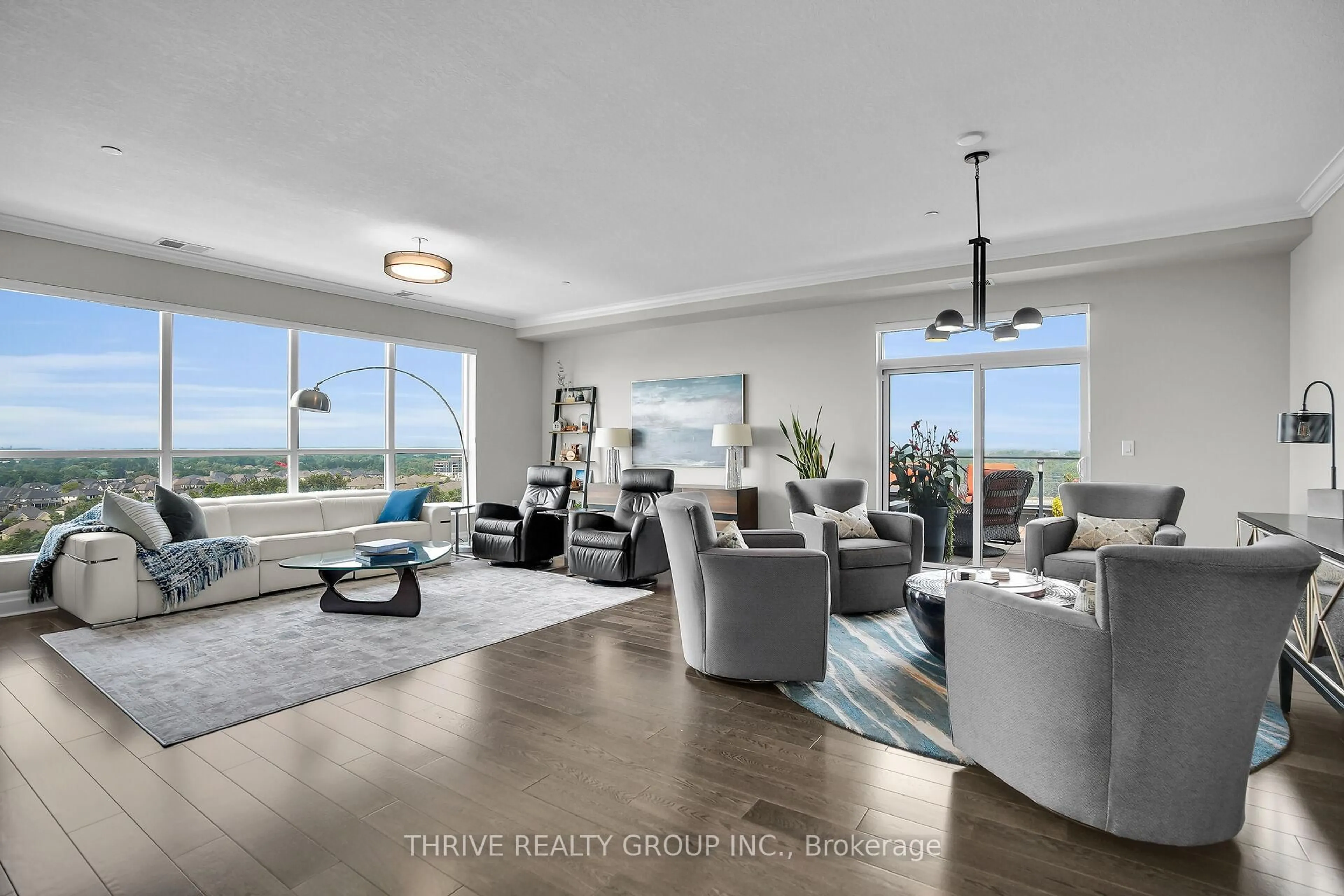 Living room with furniture, unknown for 240 Villagewalk Blvd #1301, London North Ontario N6G 0P6