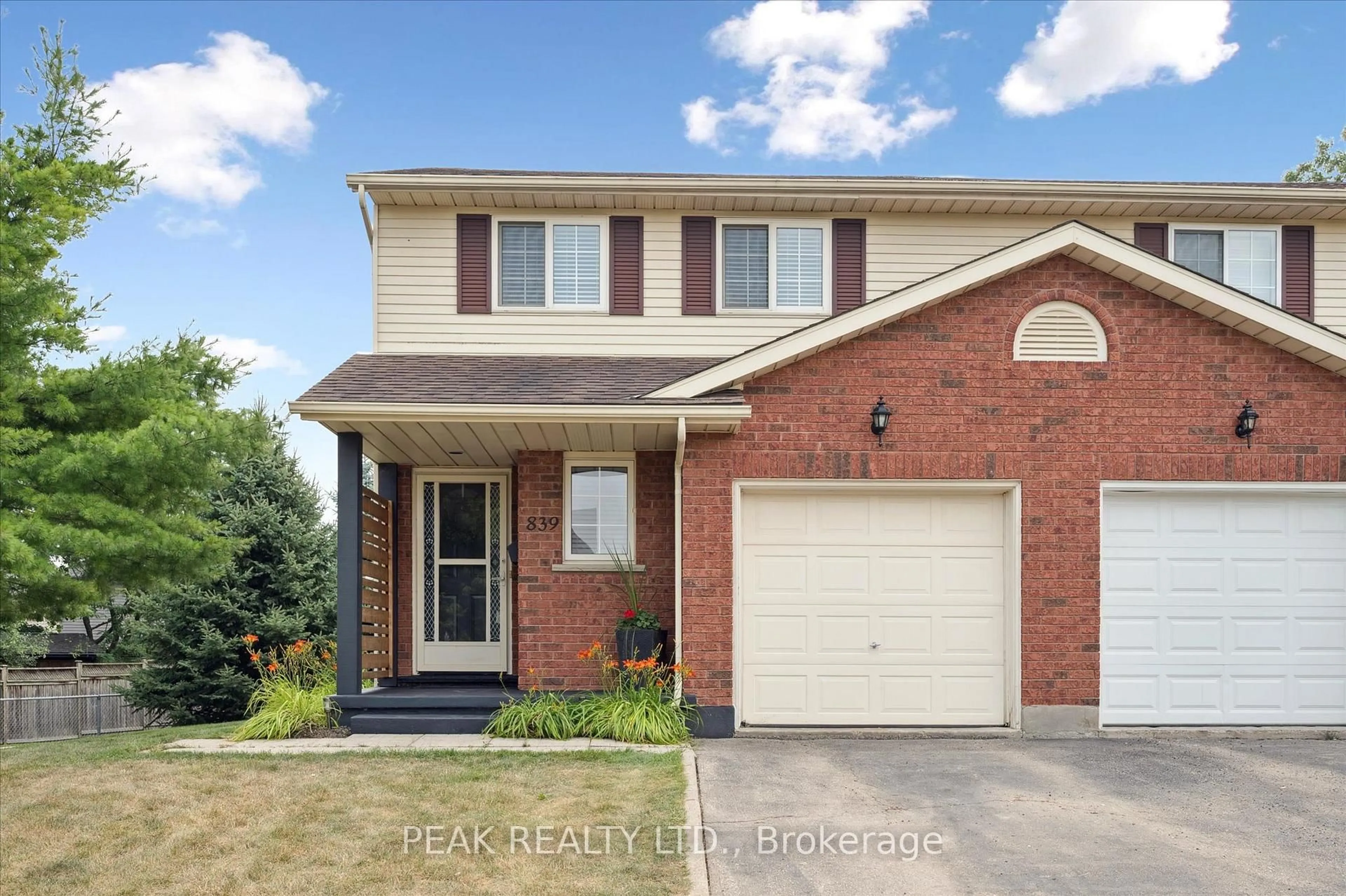 Home with brick exterior material, street for 839 Fairway Cres, Kitchener Ontario N2A 4B4