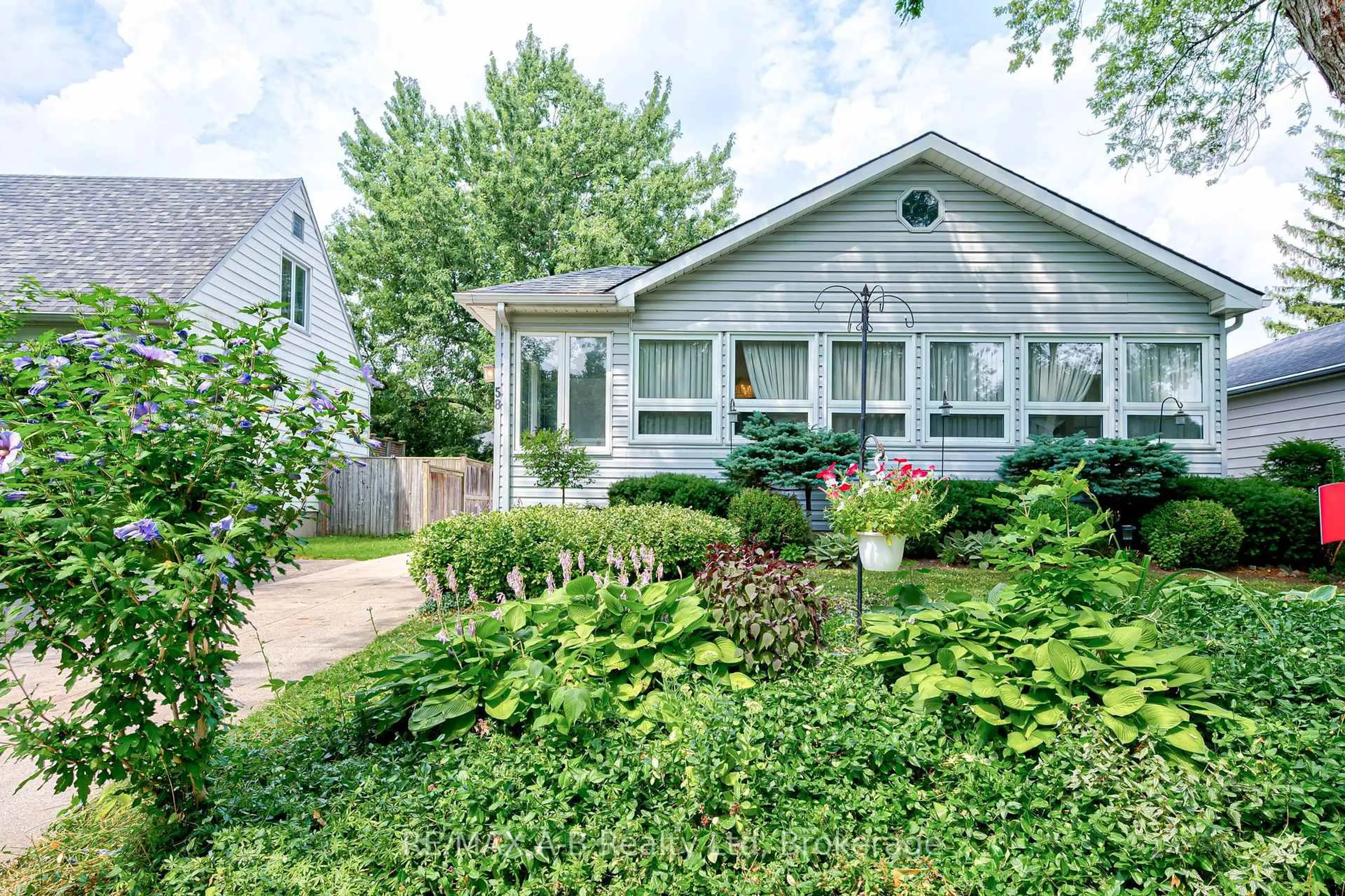 Home with vinyl exterior material, street for 58 Normandy Dr, Stratford Ontario N5A 6A5