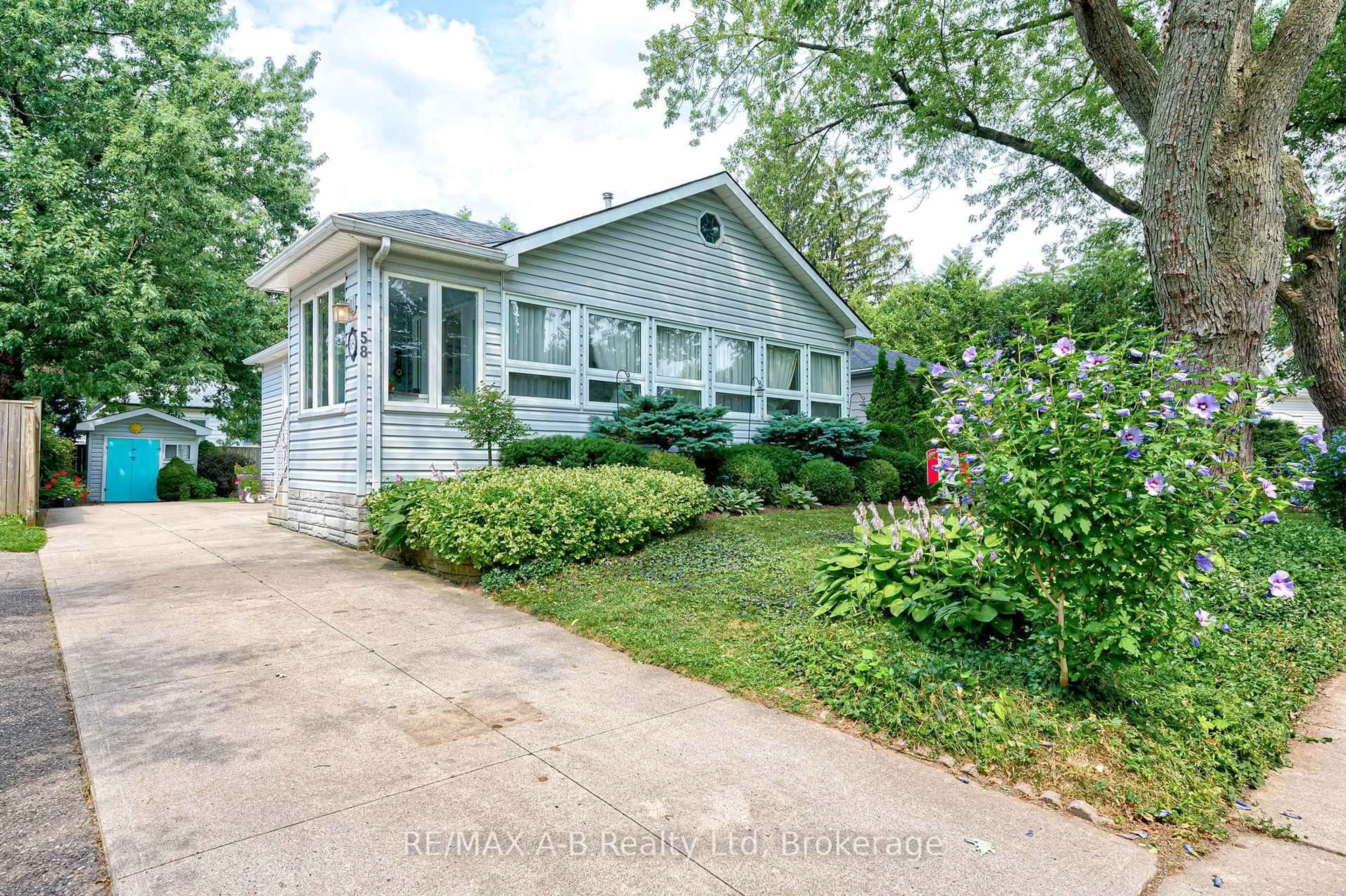 Home with vinyl exterior material, street for 58 Normandy Dr, Stratford Ontario N5A 6A5