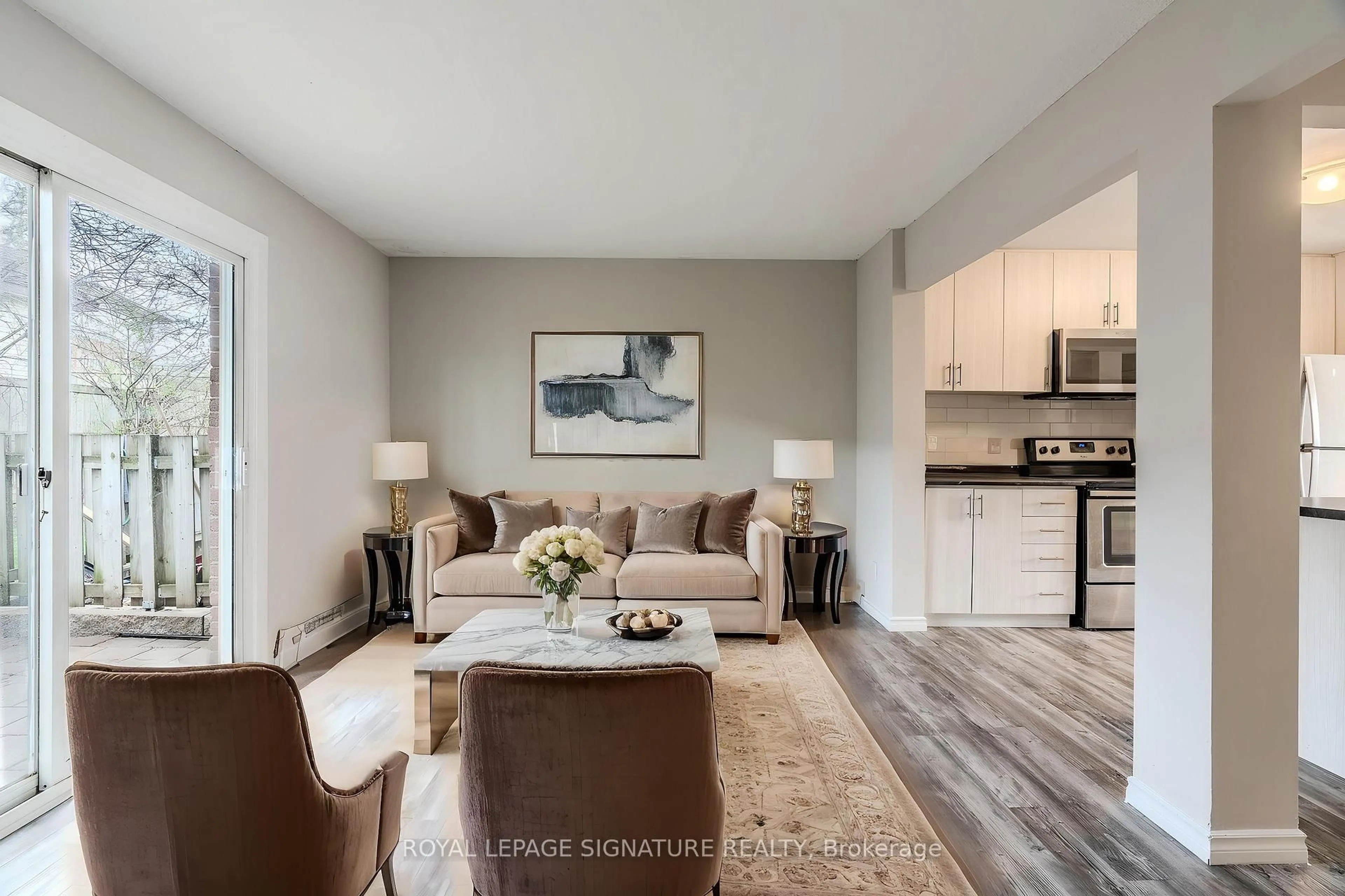 Living room with furniture, unknown for 293 Fairway Rd #26, Kitchener Ontario N2A 2P1