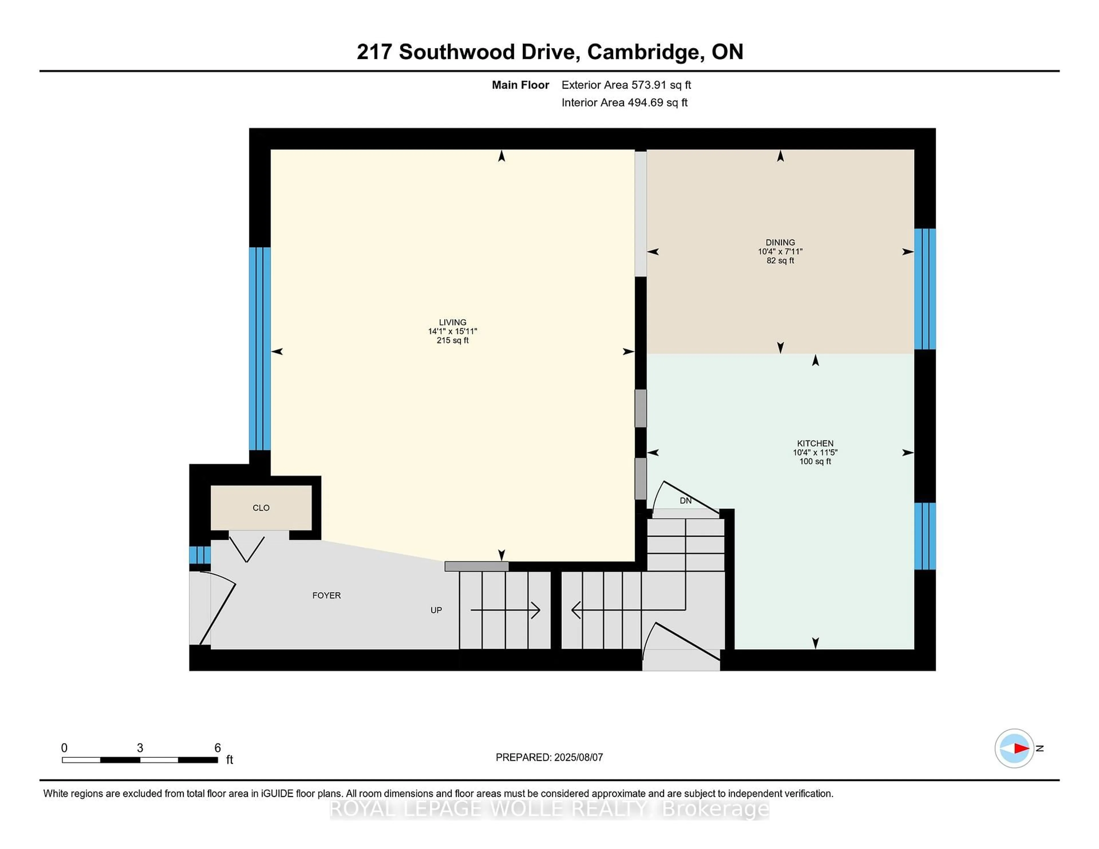 Floor plan for 217 Southwood Dr, Cambridge Ontario N1S 3S3