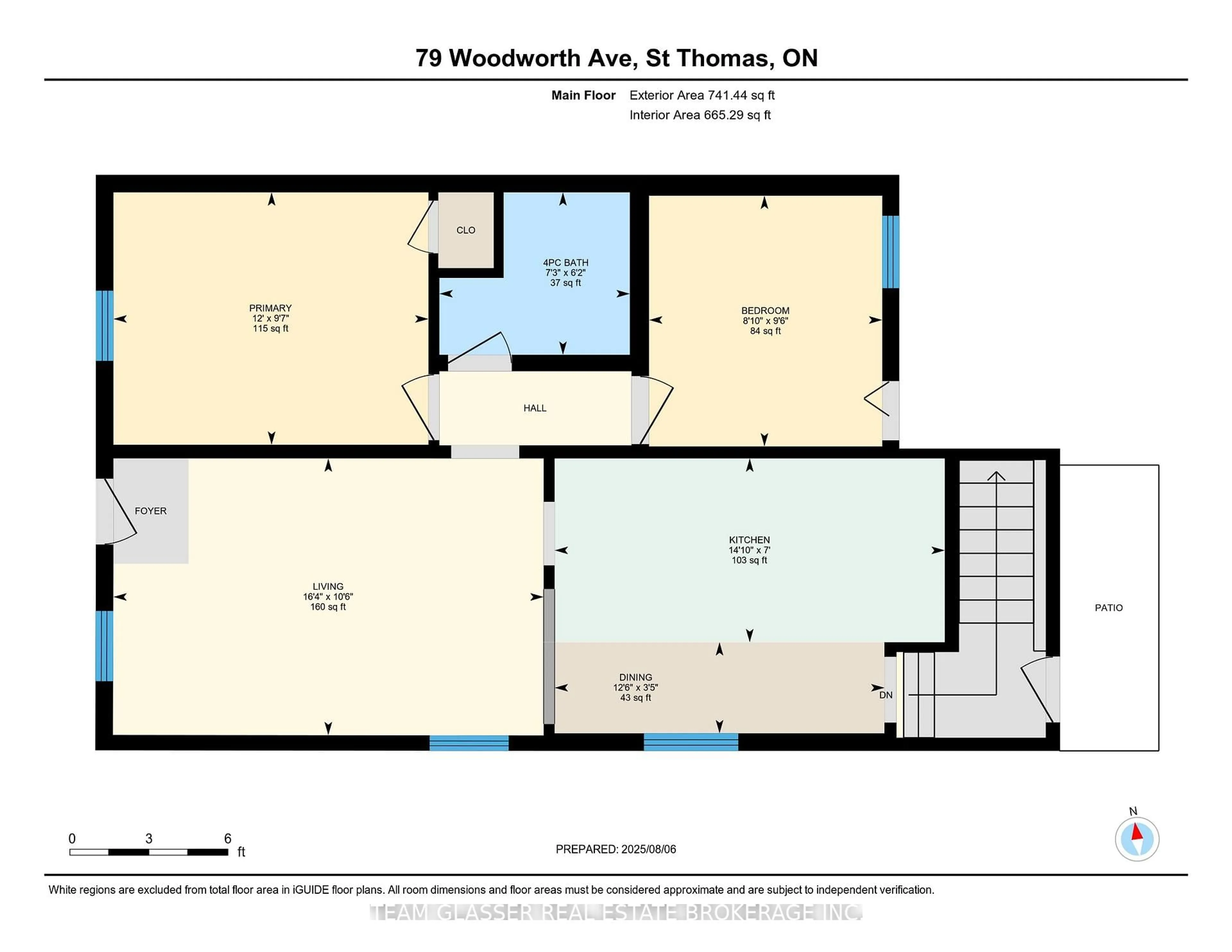 Floor plan for 79 WOODWORTH Ave, St. Thomas Ontario N5P 2J9