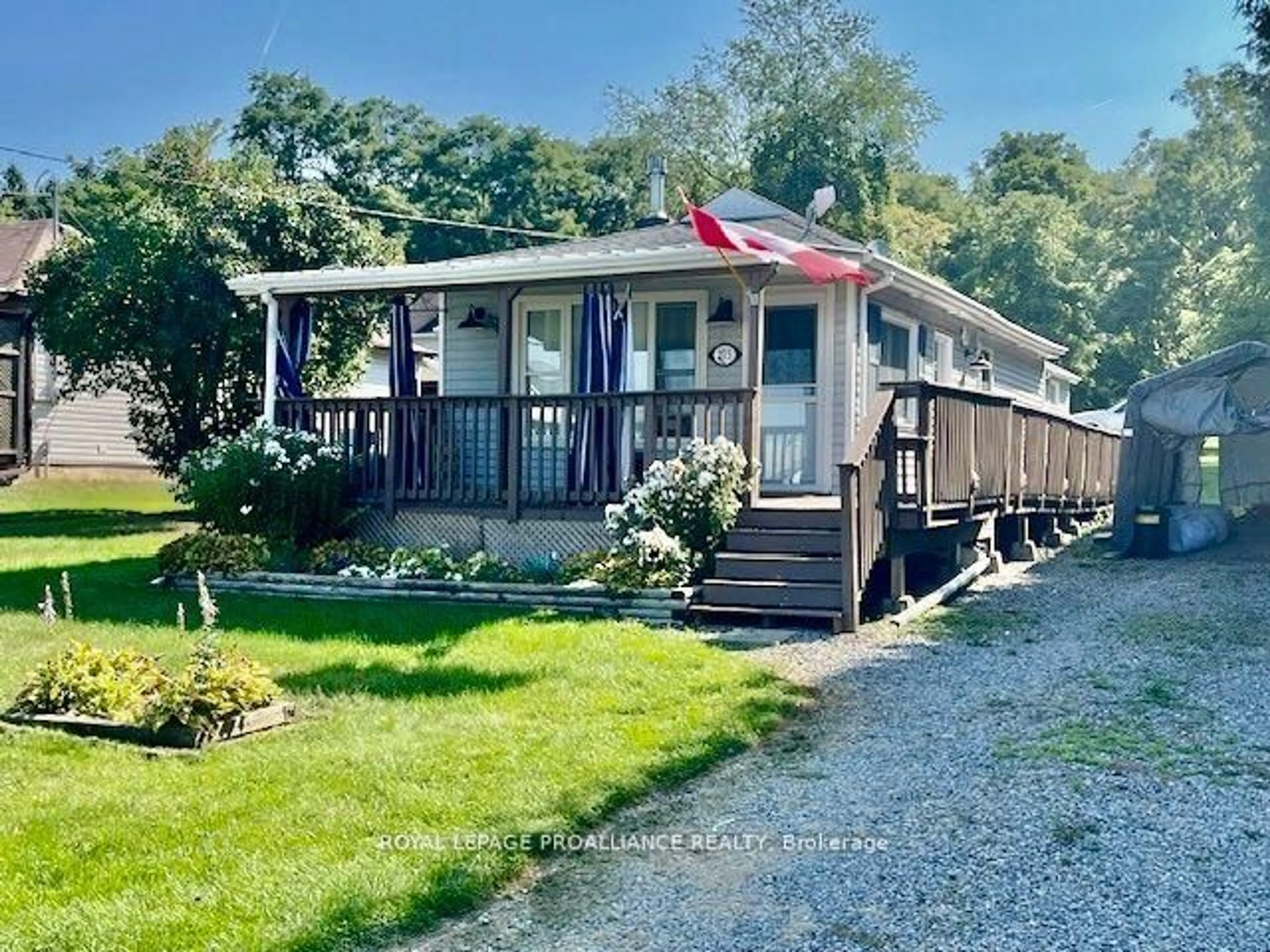 A pic from outside/outdoor area/front of a property/back of a property/a pic from drone, water/lake/river/ocean view for 5139 Halstead Beach Rd #275, Hamilton Township Ontario K0L 1E0