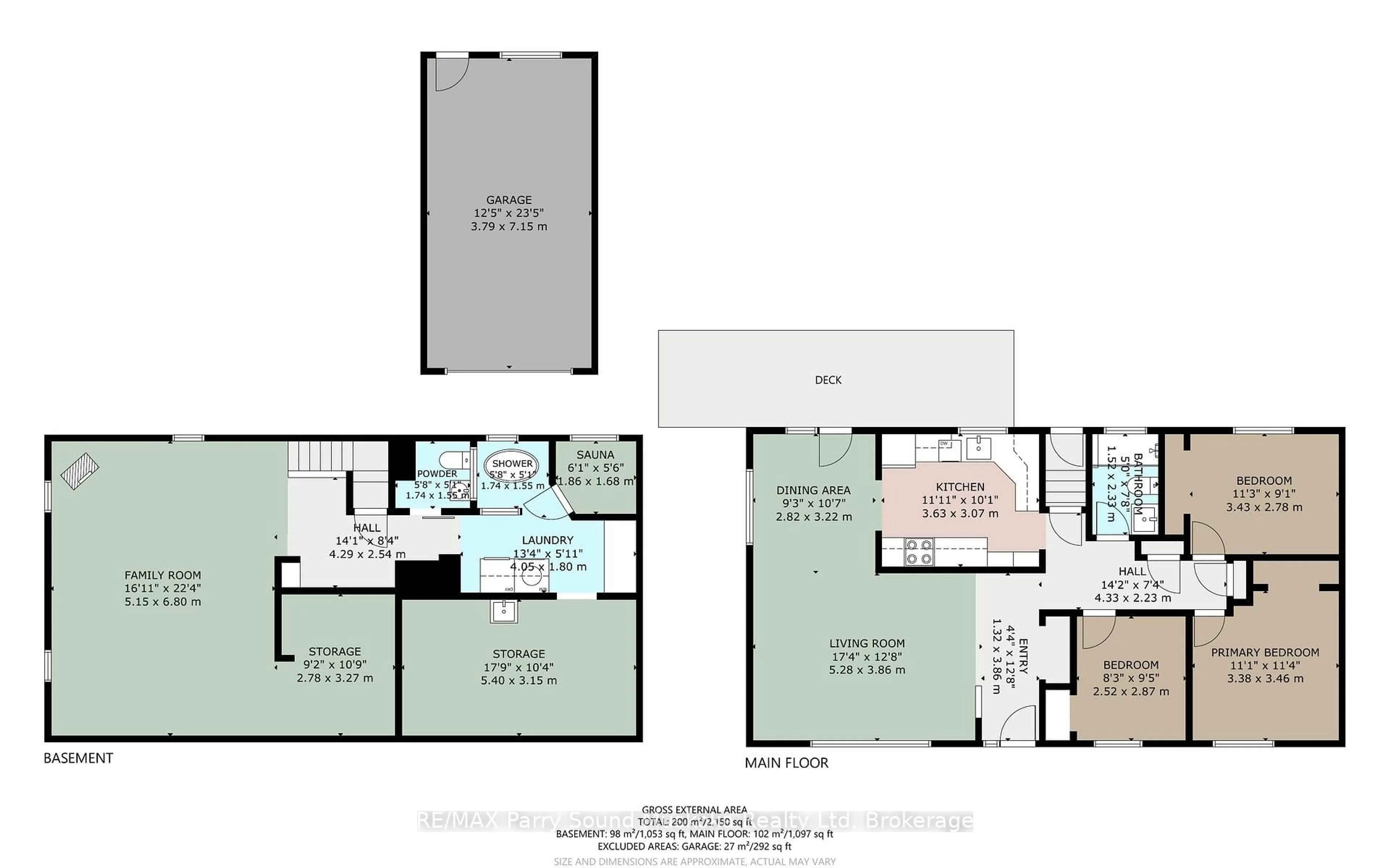 Floor plan for 20 Sandy Plains Rd, Seguin Ontario P2A 2W8