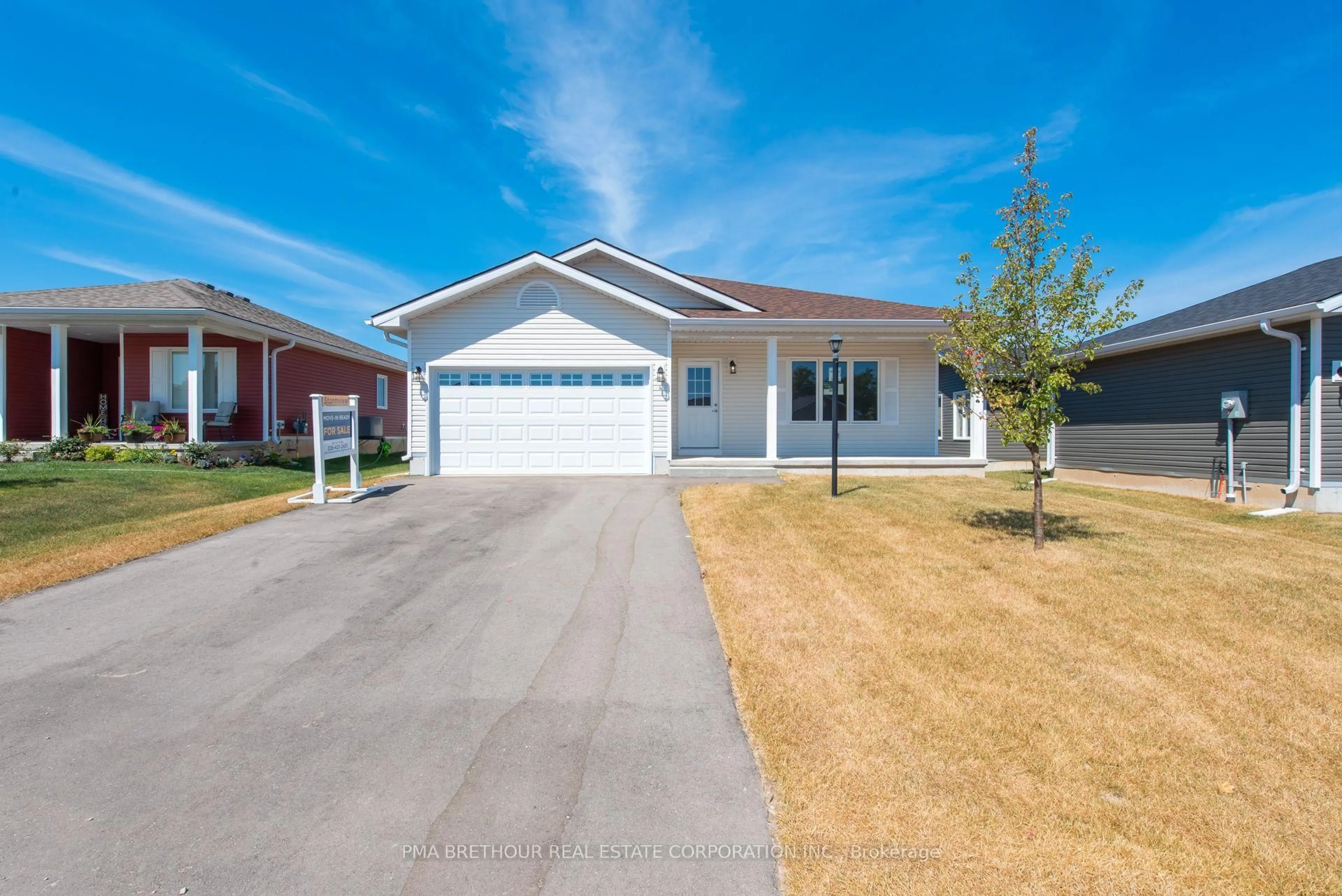 Home with vinyl exterior material, street for 5 Lake Dr, Ashfield-Colborne-Wawanosh Ontario N7A 0C6