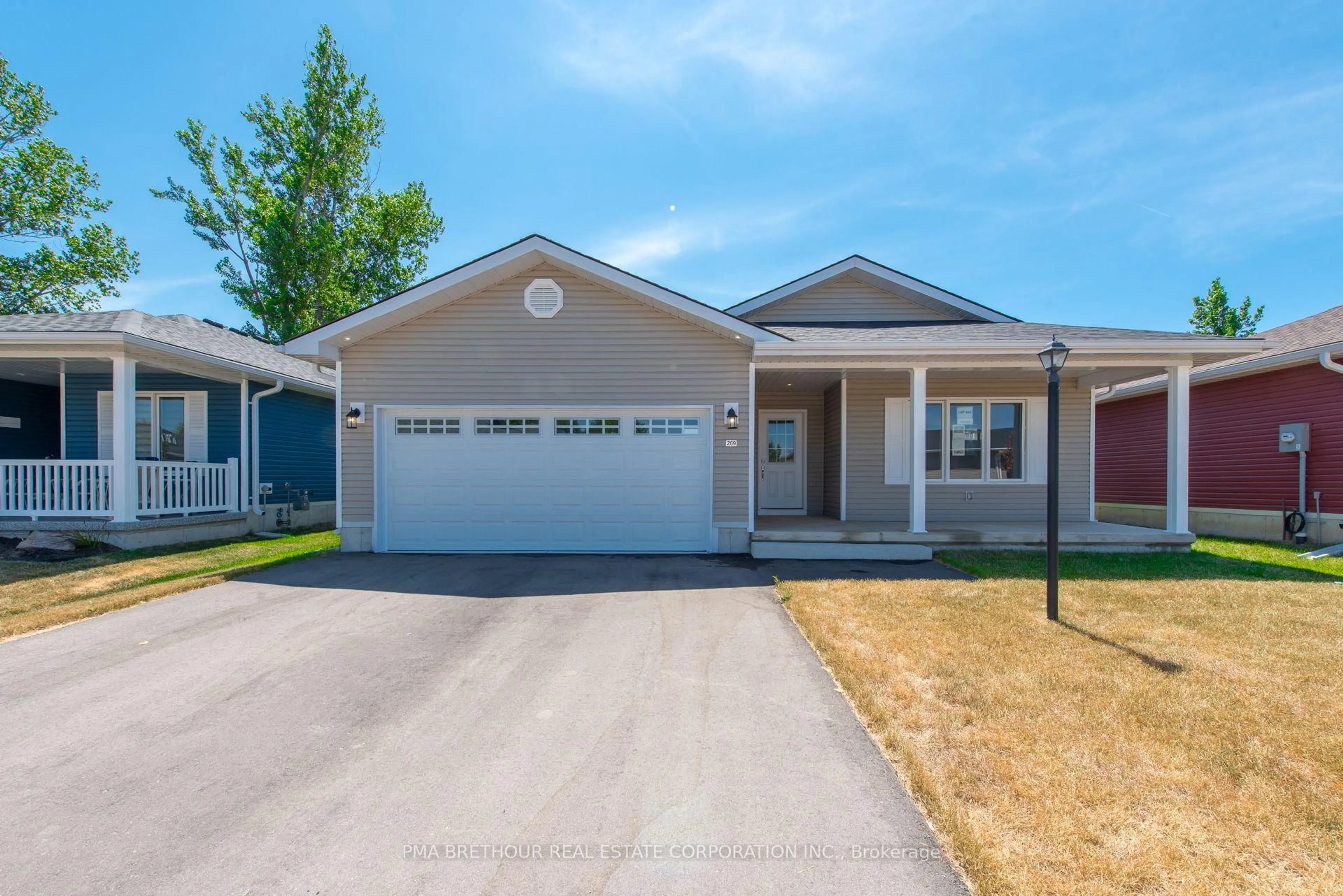 Home with vinyl exterior material, street for 269 Lake Breeze Dr, Ashfield-Colborne-Wawanosh Ontario N7A 0C6