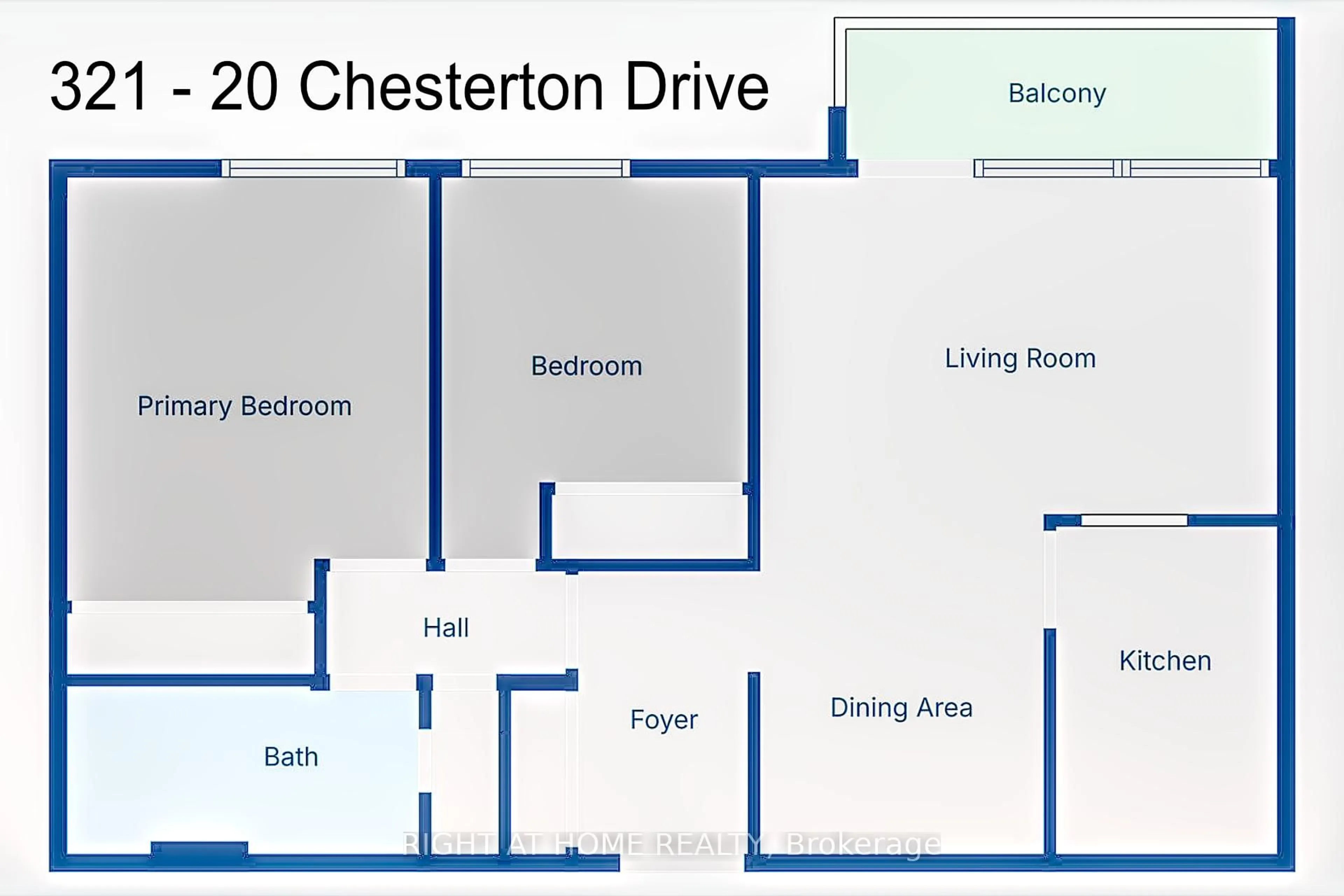 Floor plan for 20 Chesterton Dr #321, Ottawa Ontario K2E 6Z7