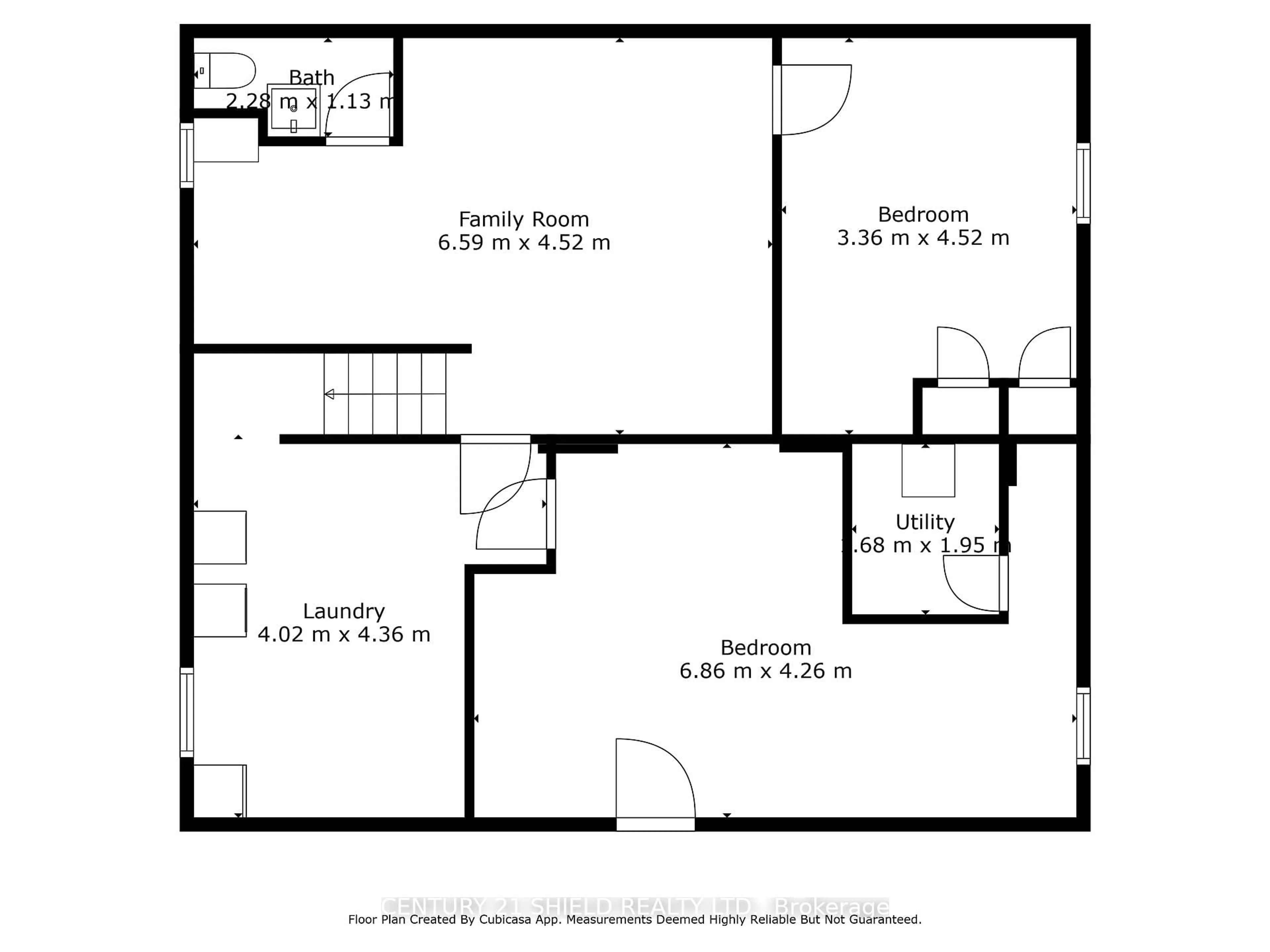Floor plan for 119 Anthony St, Cornwall Ontario K6H 5J9