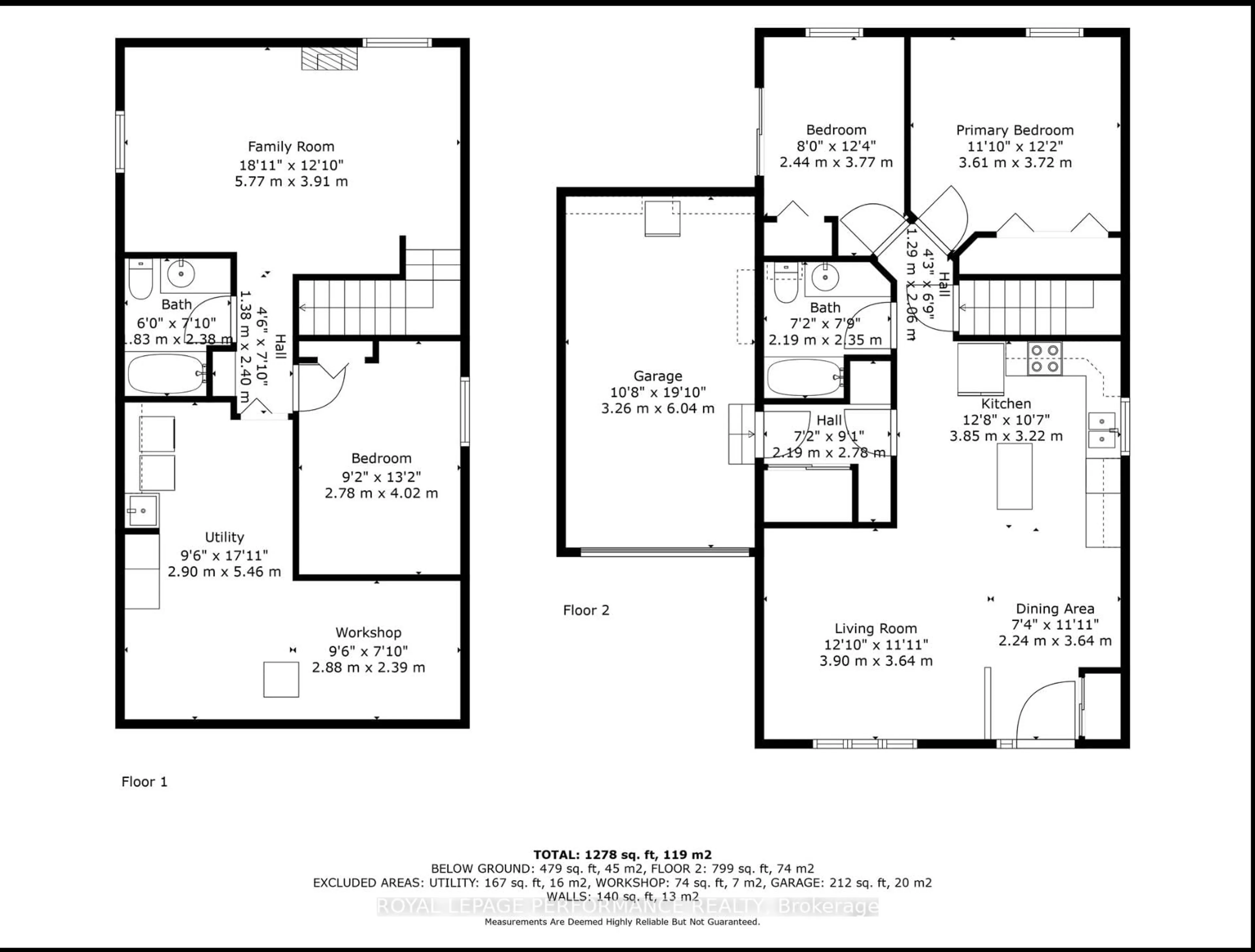 Floor plan for 1526 Frank Crt, Cornwall Ontario K6H 7N7