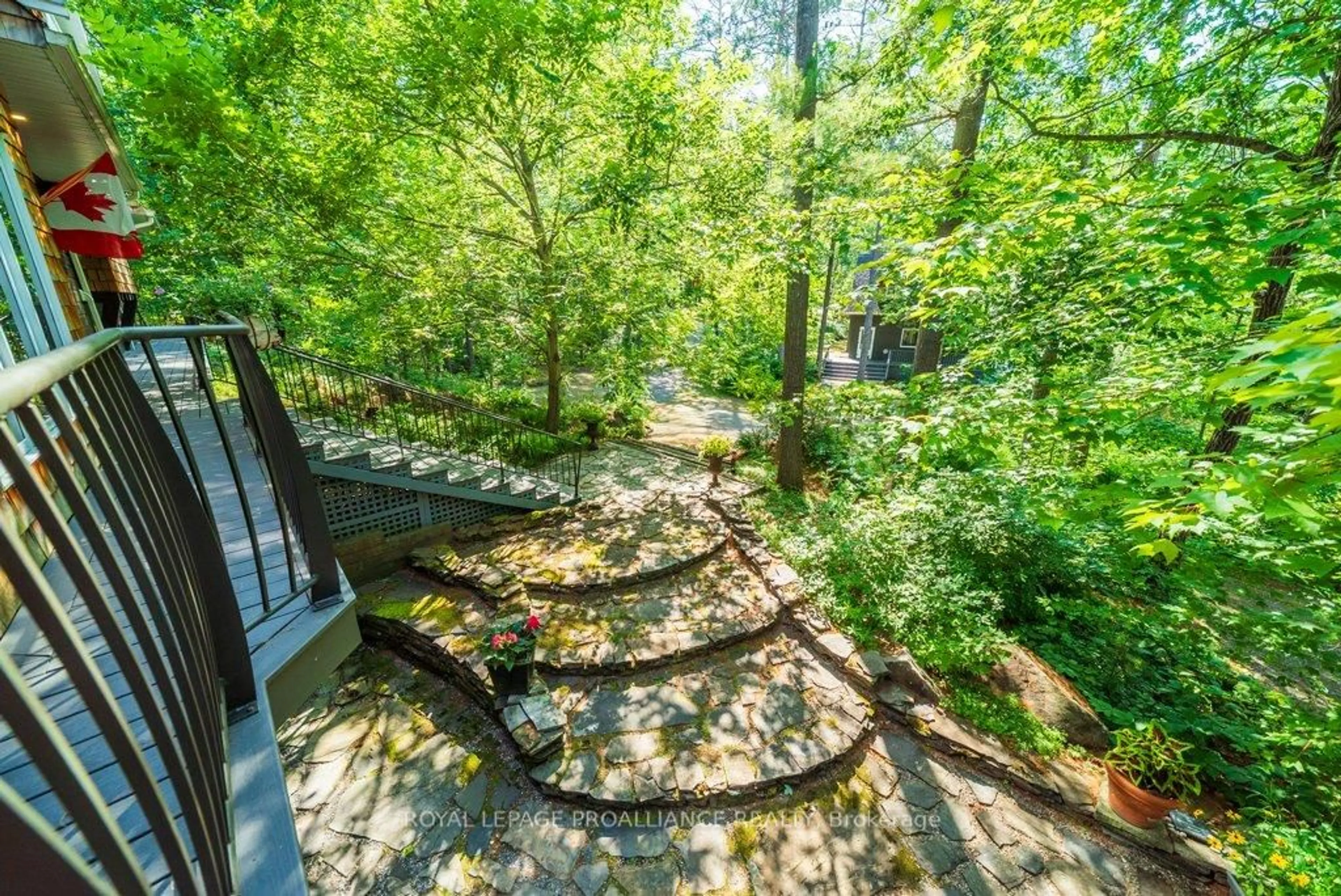 Patio, forest/trees view for 403 Henniger Rd, Cloyne Ontario K0H 1K0