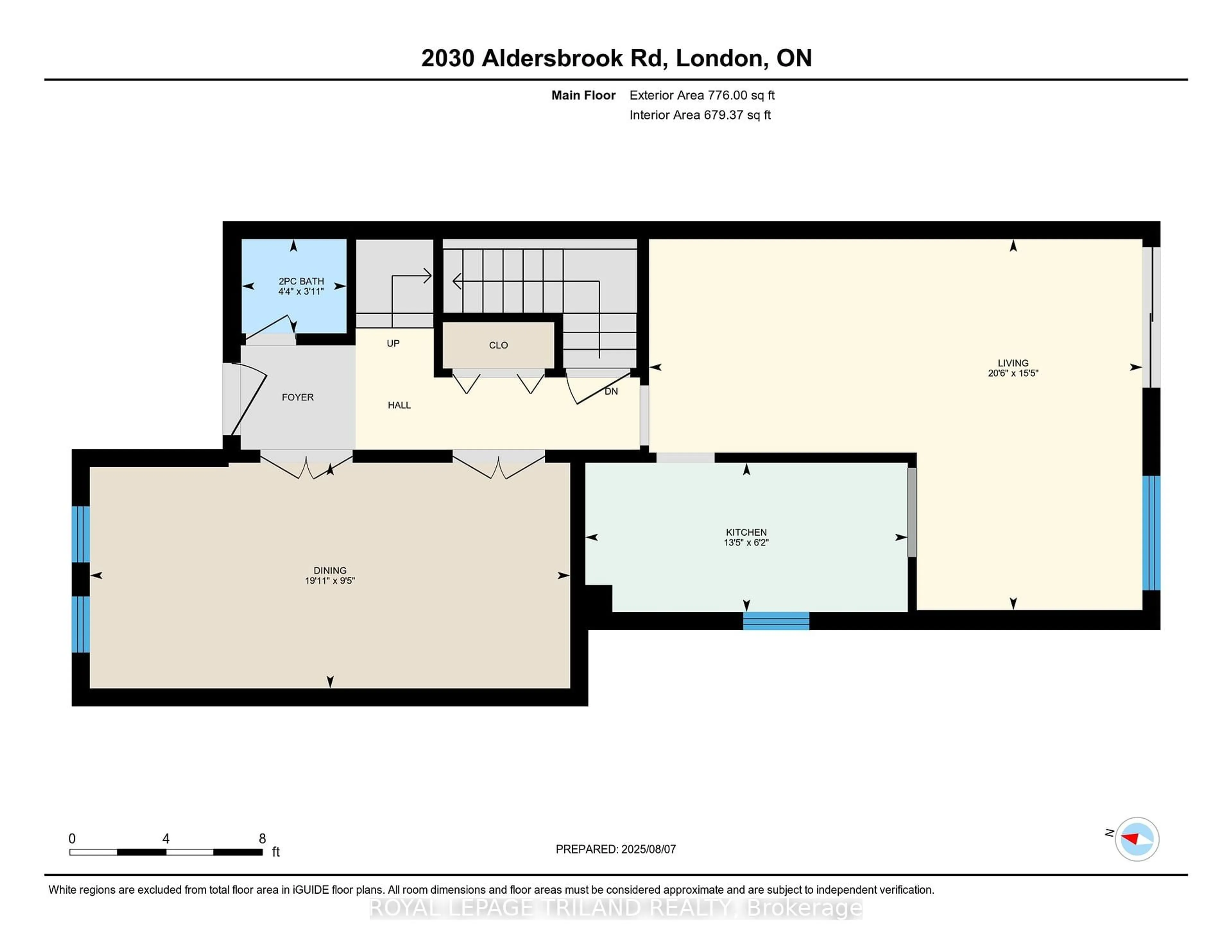 Floor plan for 2030 ALDERSBROOK Rd, London North Ontario N6G 3N3