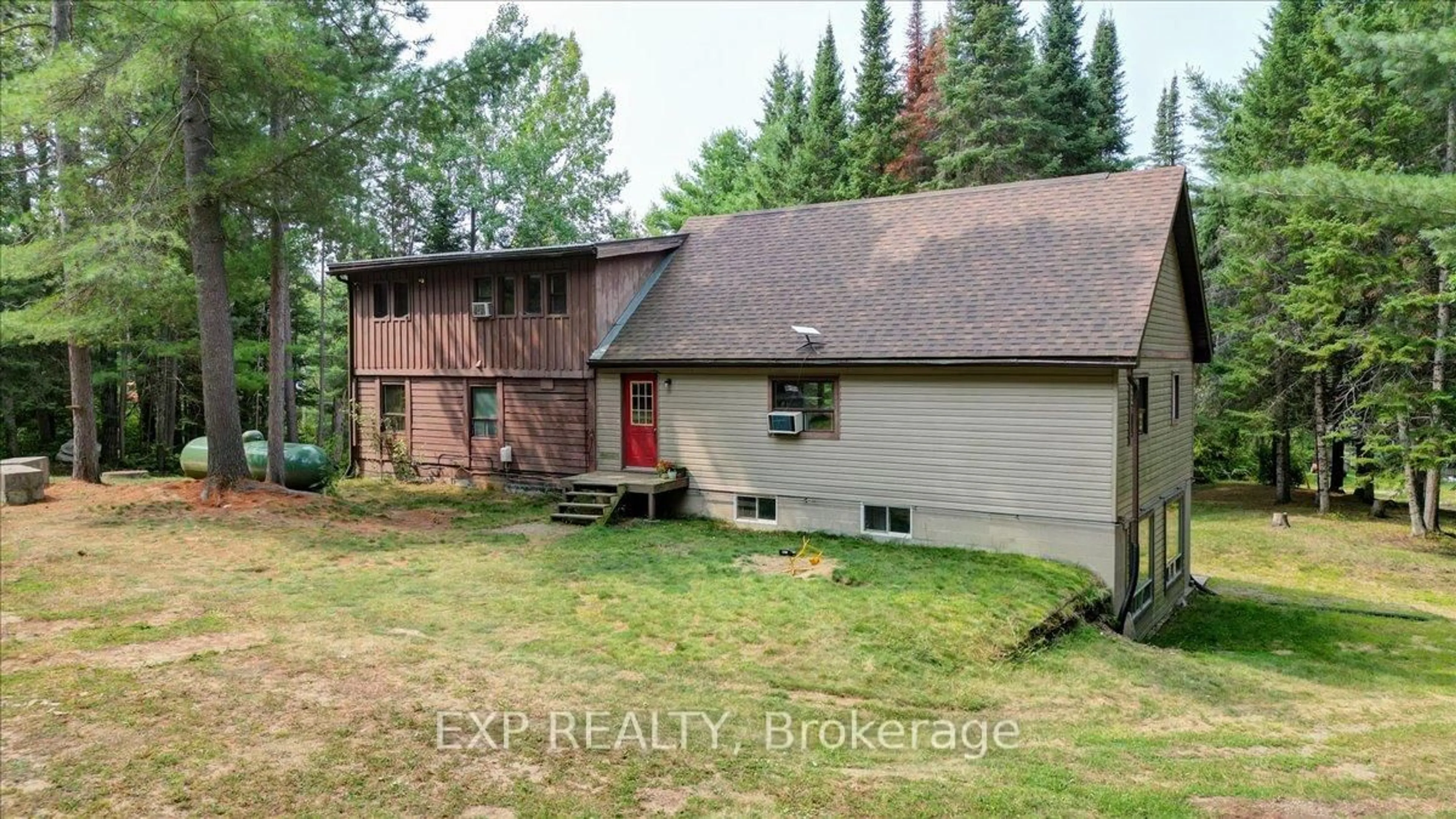 A pic from outside/outdoor area/front of a property/back of a property/a pic from drone, unknown for 20 Egan Lane, Bancroft Ontario K0L 1C0