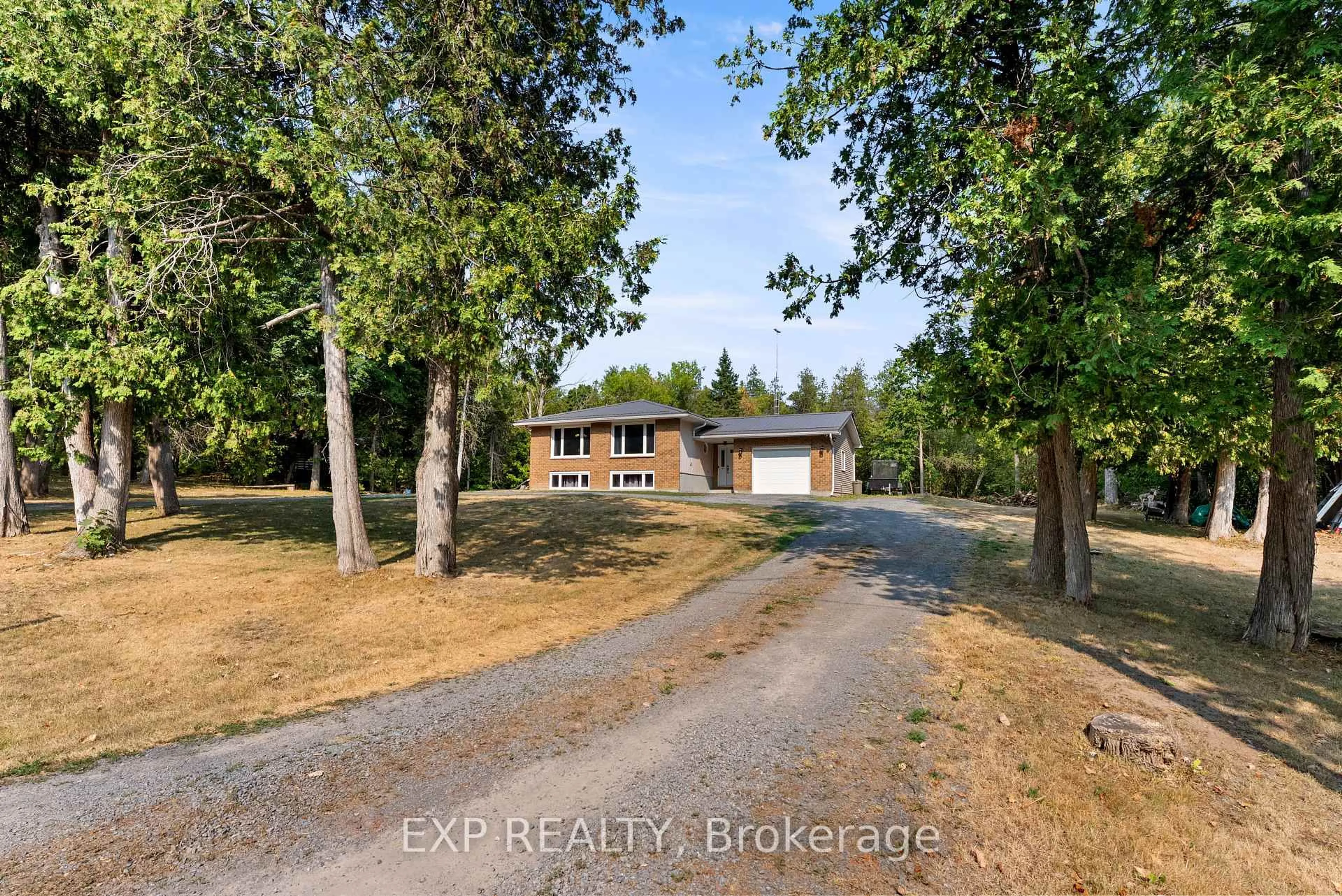 A pic from outside/outdoor area/front of a property/back of a property/a pic from drone, water/lake/river/ocean view for 2083 Melrose Rd, Shannonville Ontario K0K 2N0